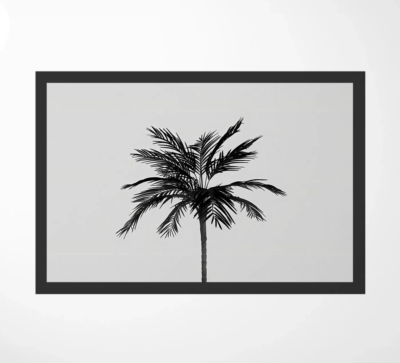 Palm tree doormat by Matthew Katz