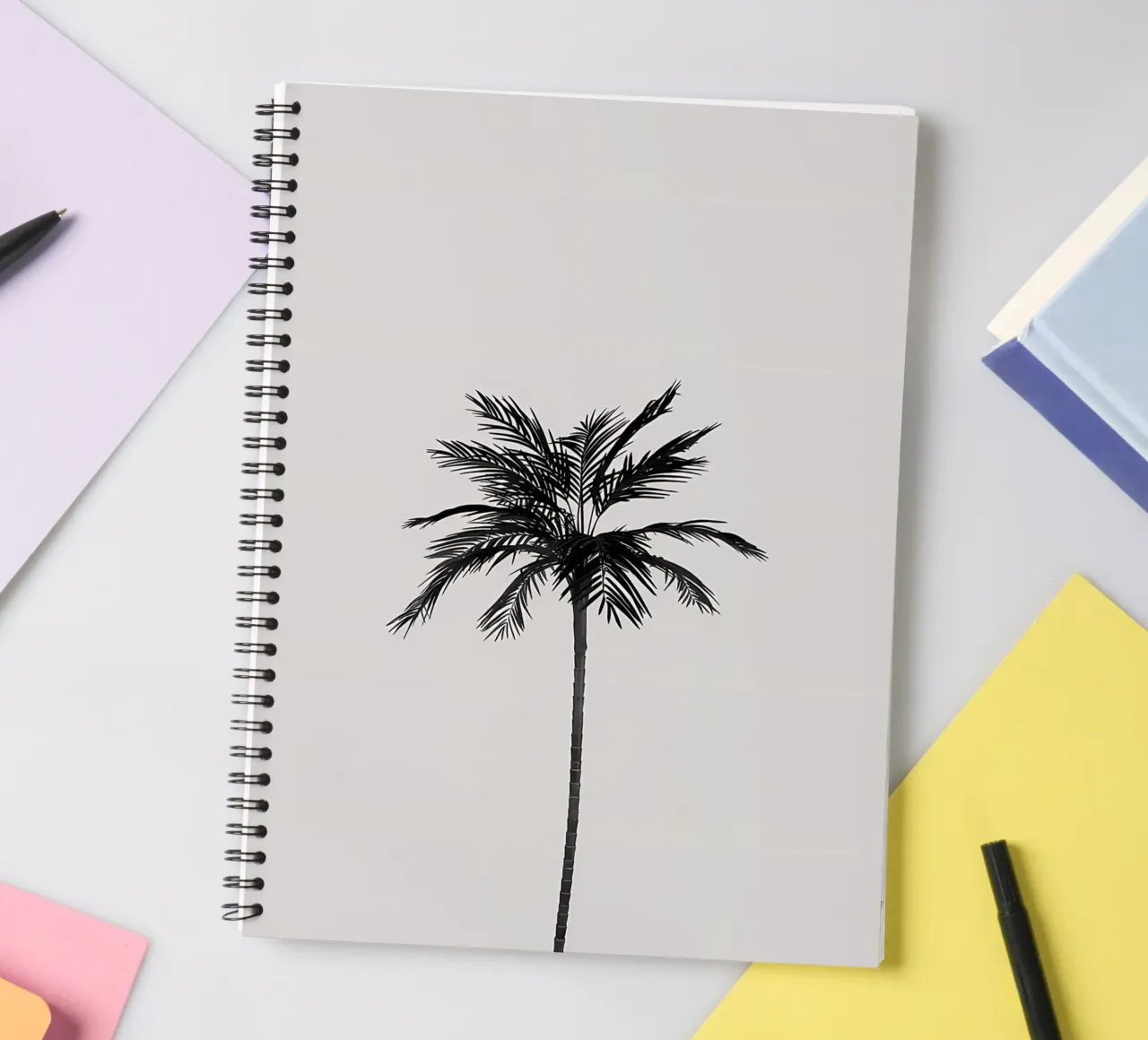 Palm tree spiral notebook by Matthew Katz