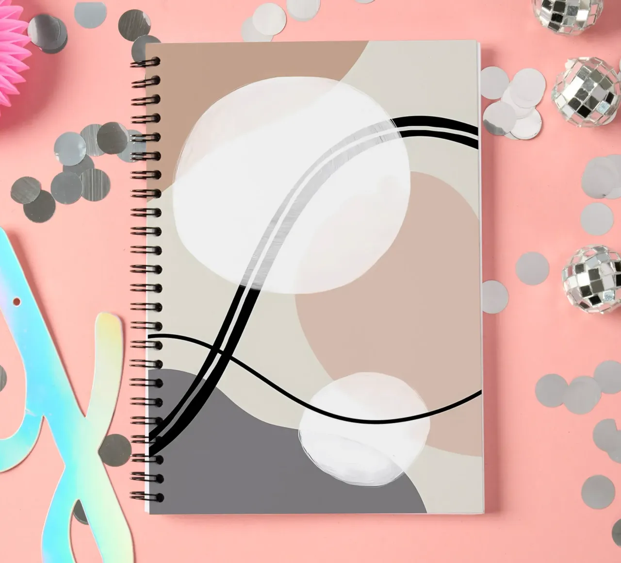 Boho Style no 8 Relaxed spiral notebook by Aiden Garcia