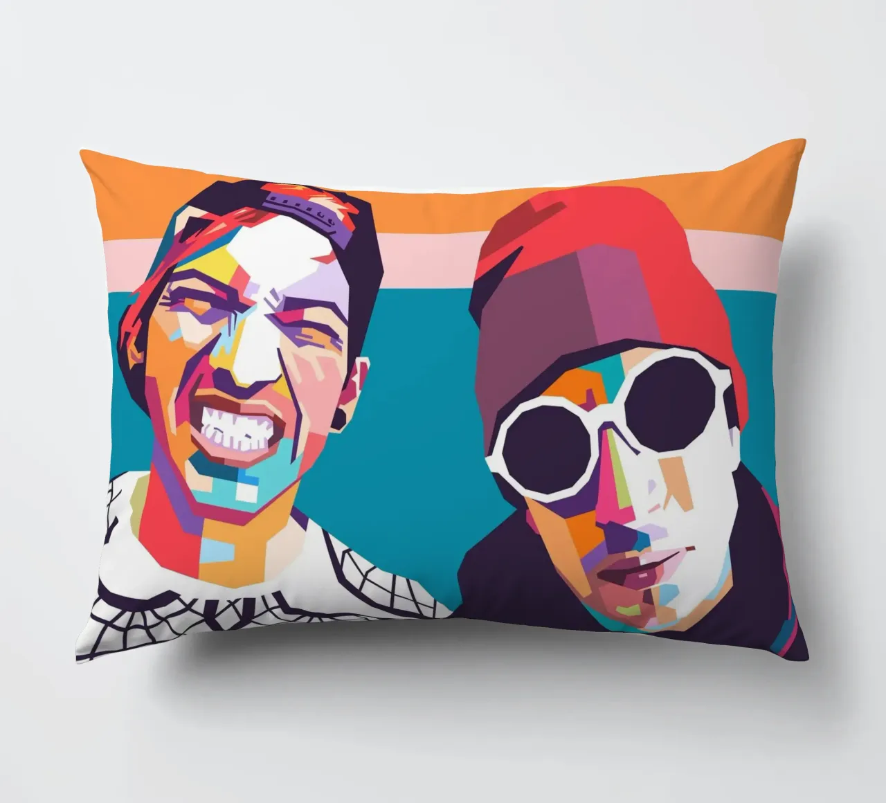 Pop art della band Twenty One Pilots cuscino da Hantamrata