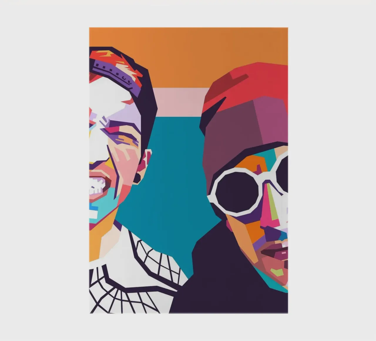 Twenty One Pilots groupe pop art carnet de notes de Hantamrata