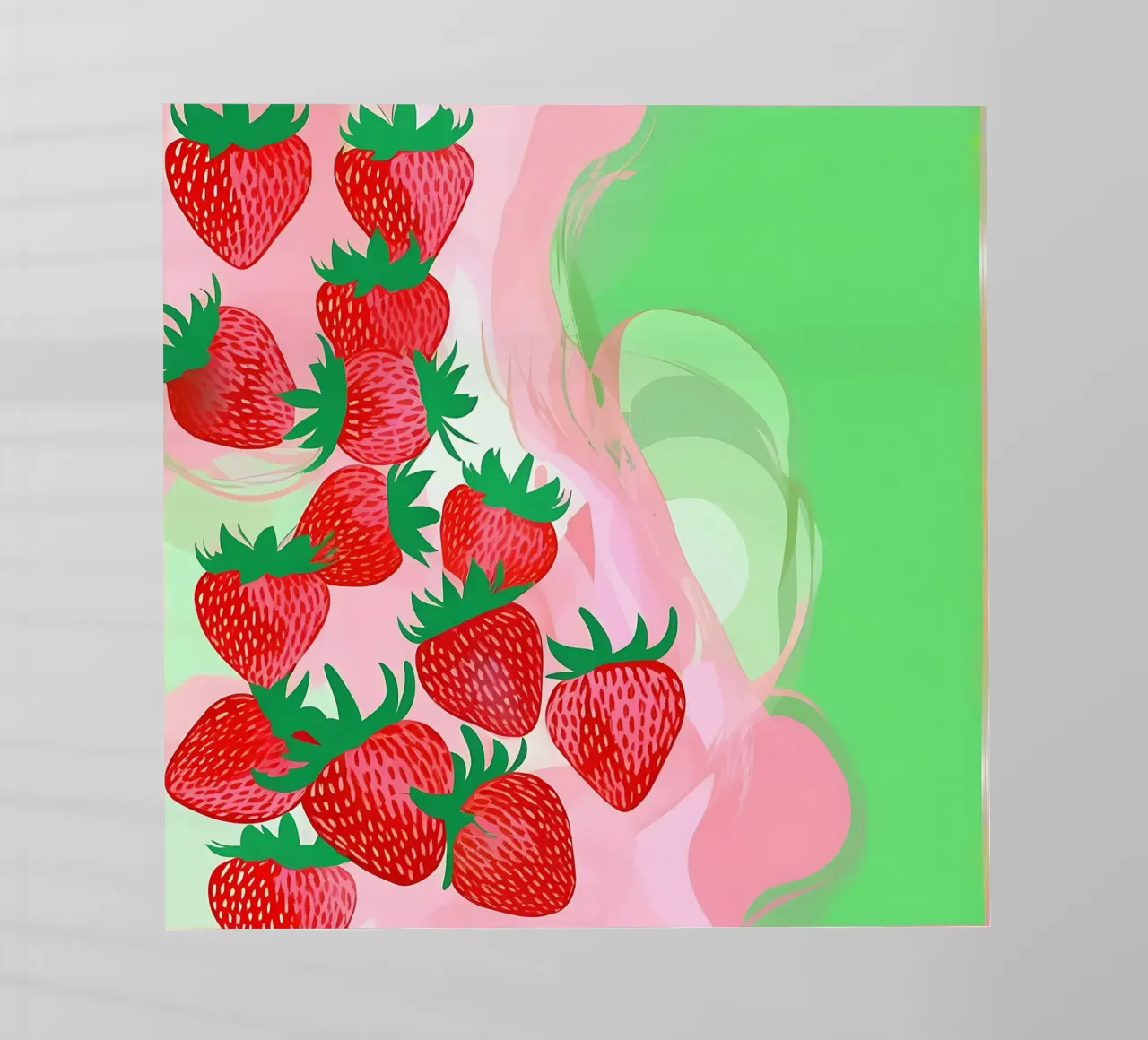 Fragole_stile_A_2 pellicola backlit da Pink- und LoveArt by LK