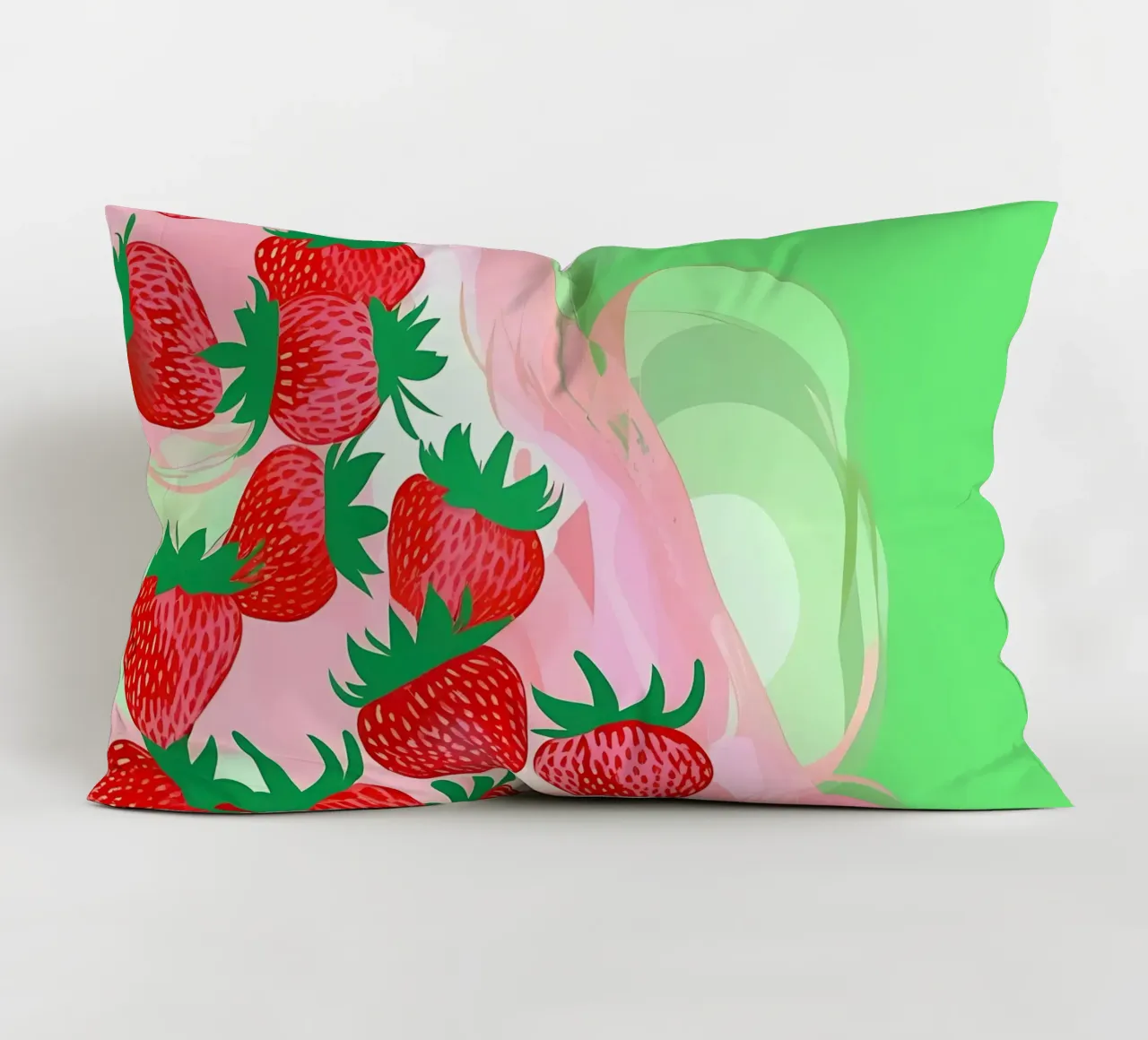 Fragole_stile_A_2 cuscino da Pink- und LoveArt by LK
