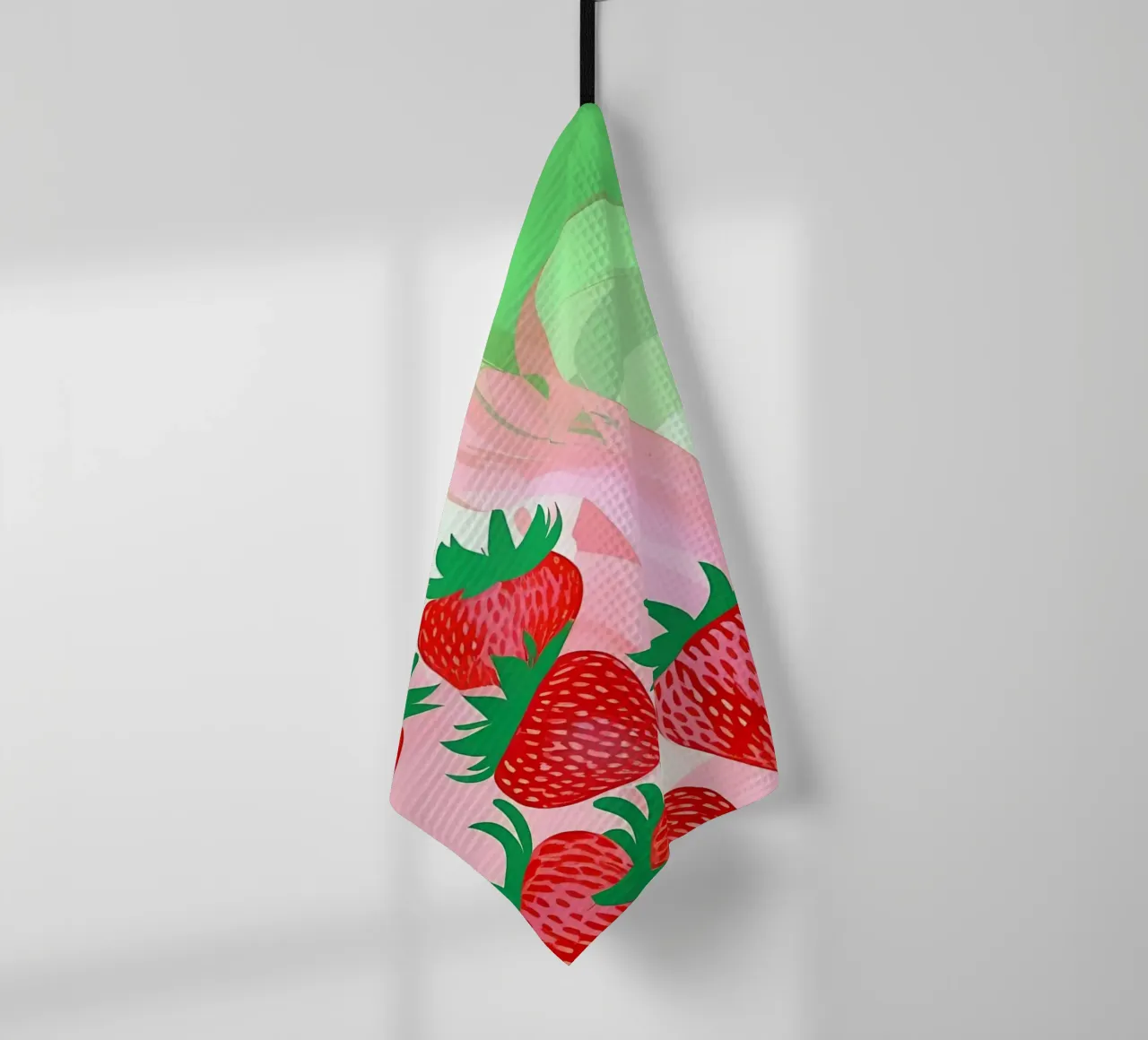 Fragole_stile_A_2 canovaccio da cucina da Pink- und LoveArt by LK