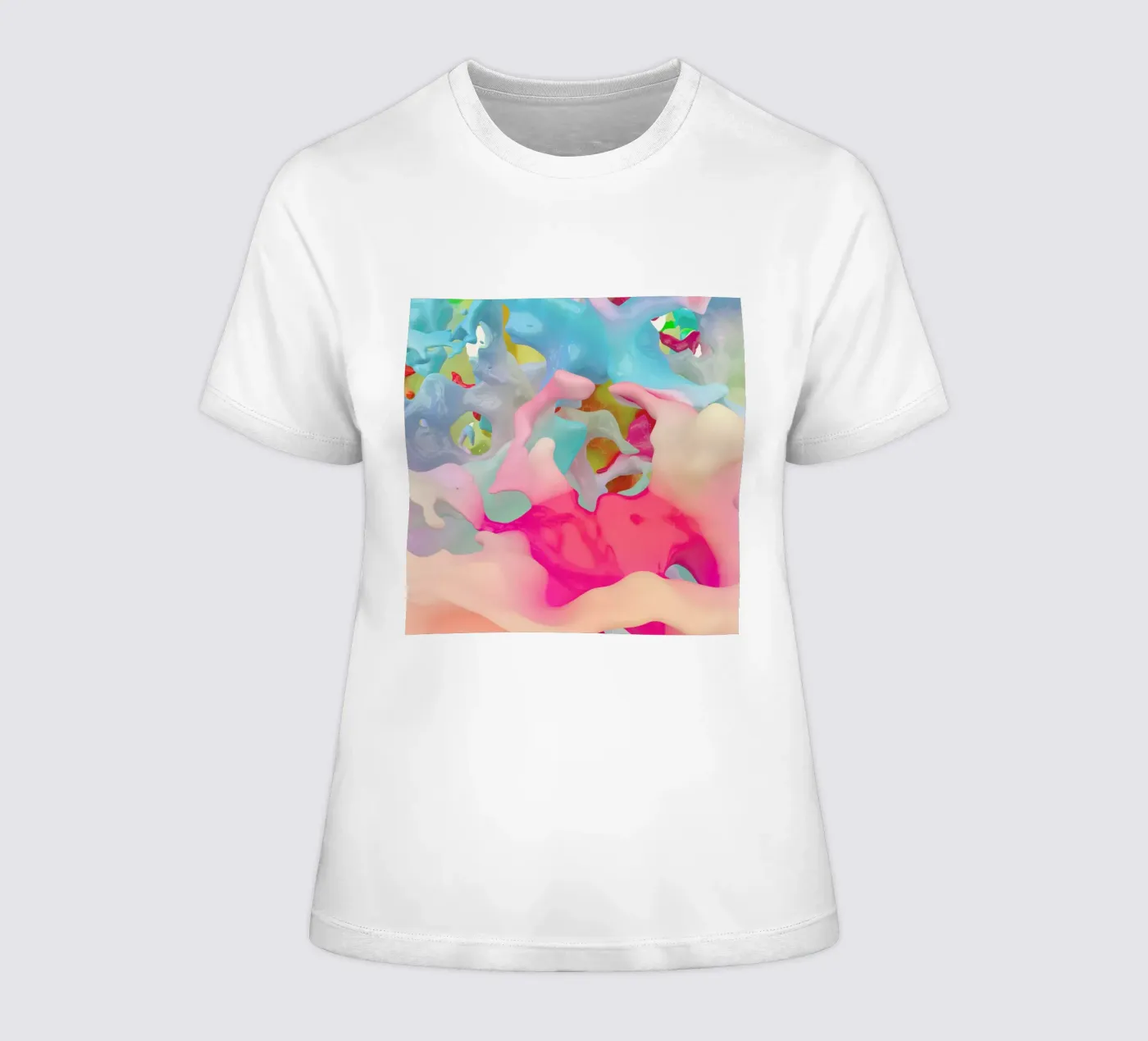 Boundless in Algorithm 13 dames t-shirt getailleerd van Julian Wolkenstein