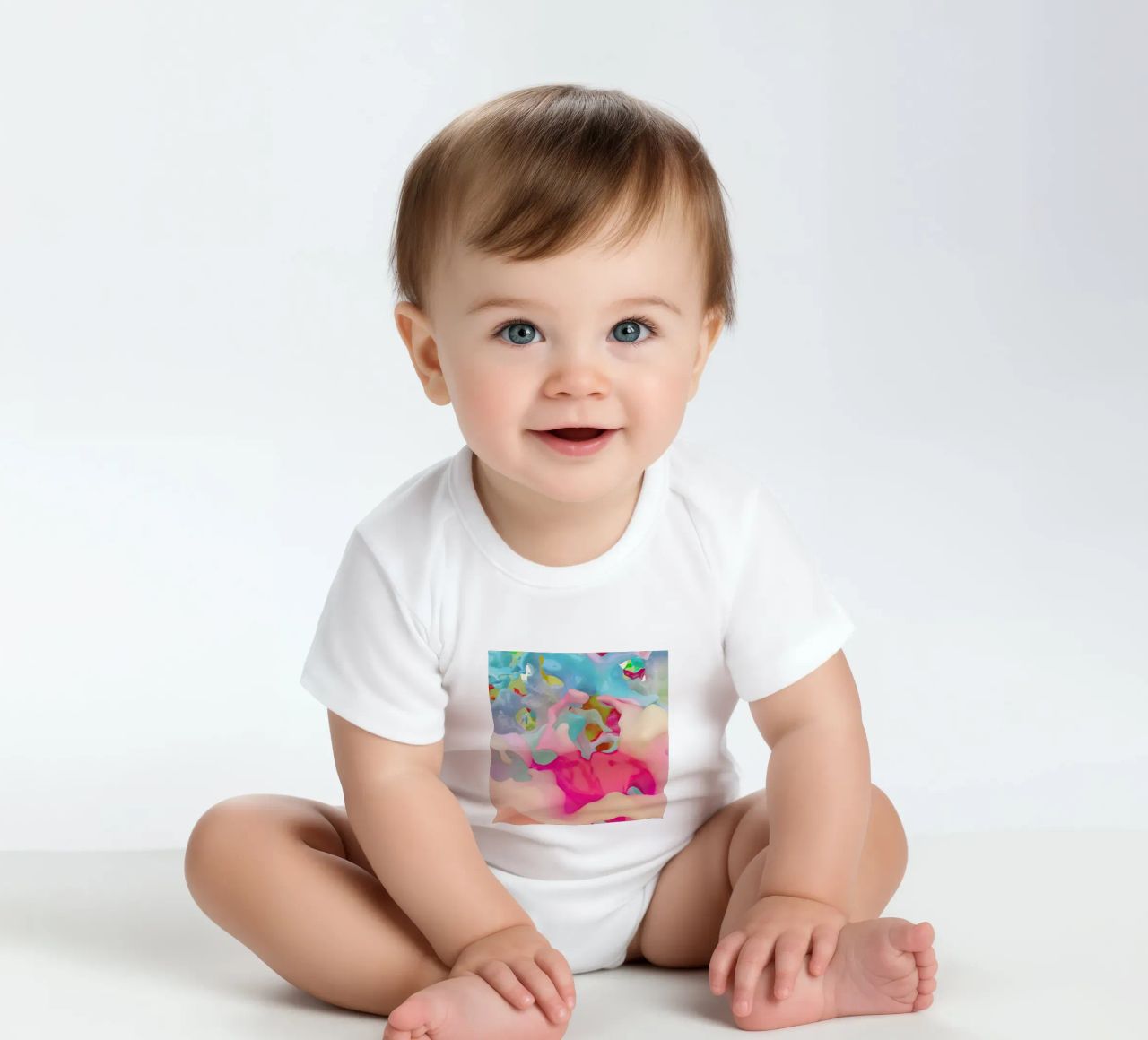Boundless in Algorithm 13 body neonato maniche corte da Julian Wolkenstein