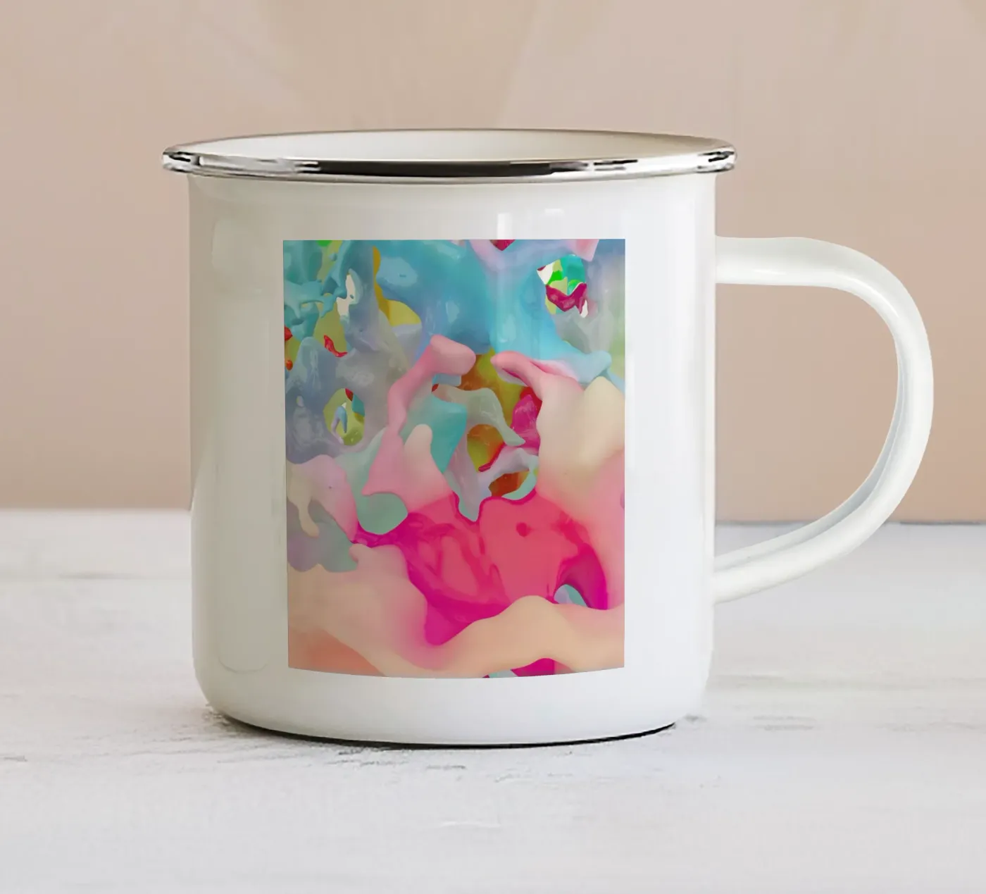 Boundless in Algorithm 13 Emaille Tasse von Julian Wolkenstein