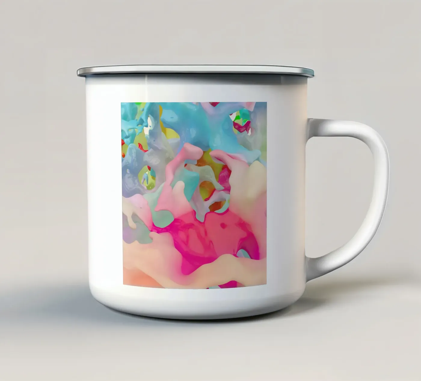 Boundless in Algorithm 13 Emaille Tasse von Julian Wolkenstein