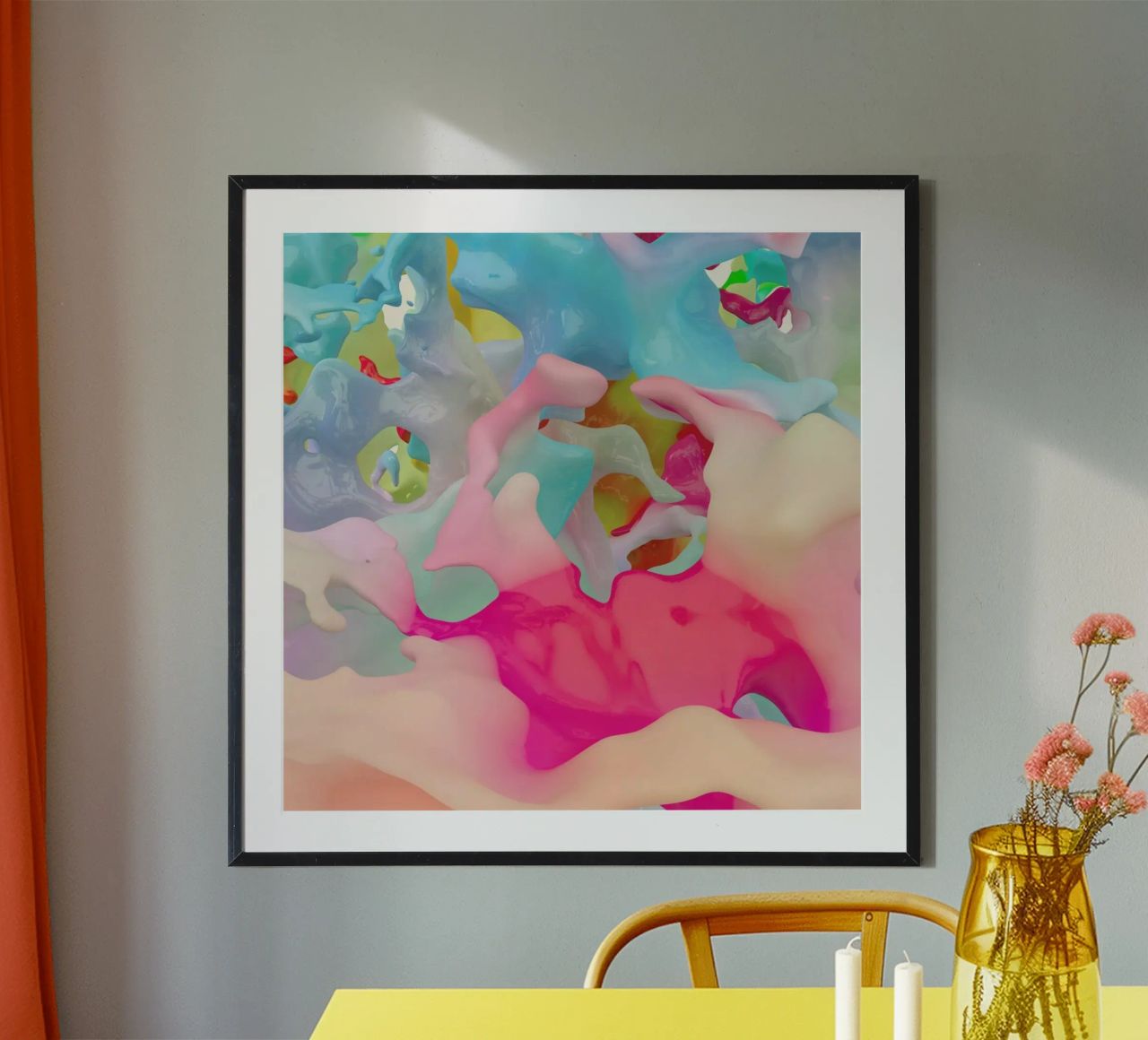 Boundless in Algorithm 13 poster con telaio in alluminio da Julian Wolkenstein