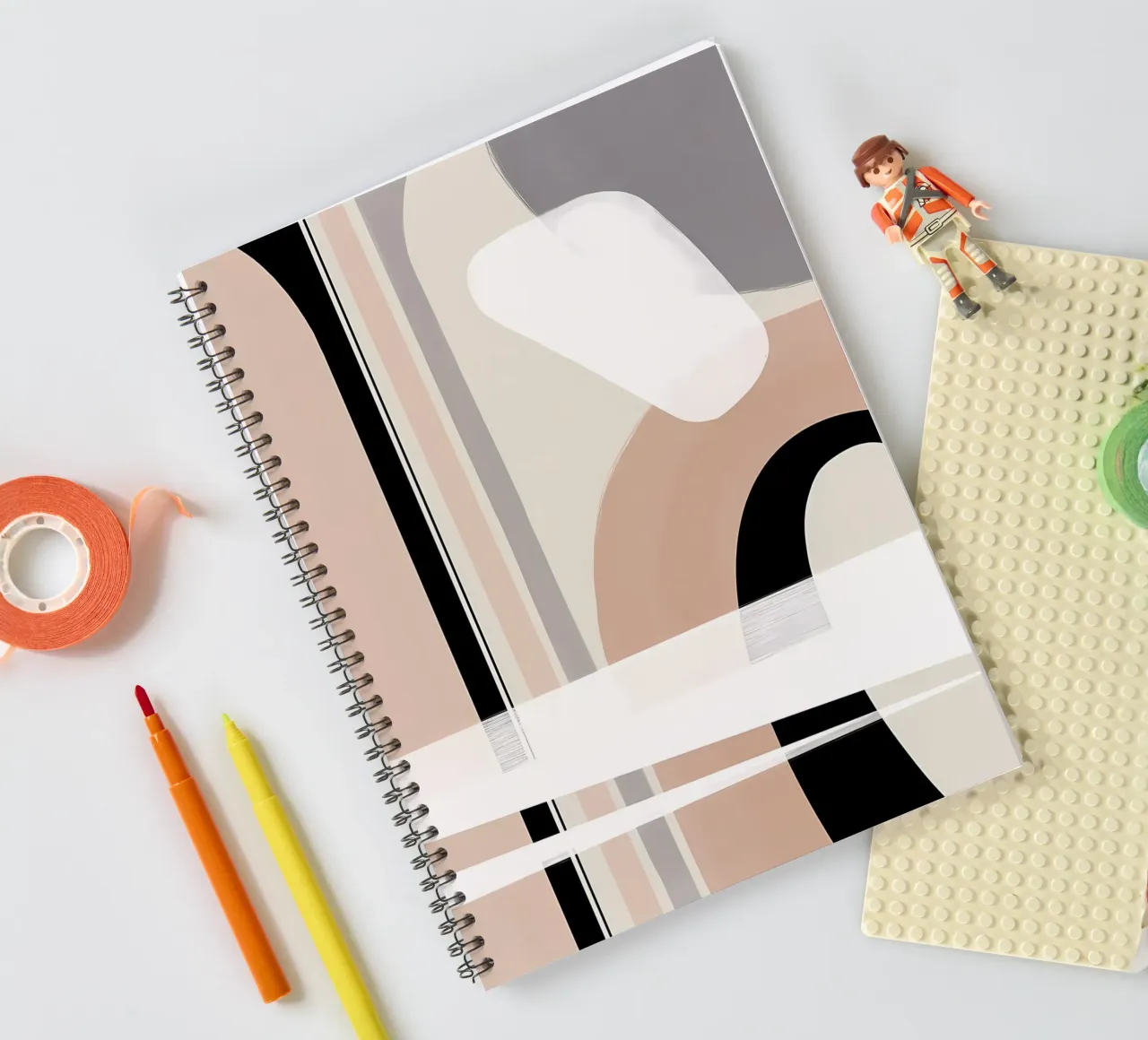 Boho Style 4 Differences spiral notebook by Aiden Garcia