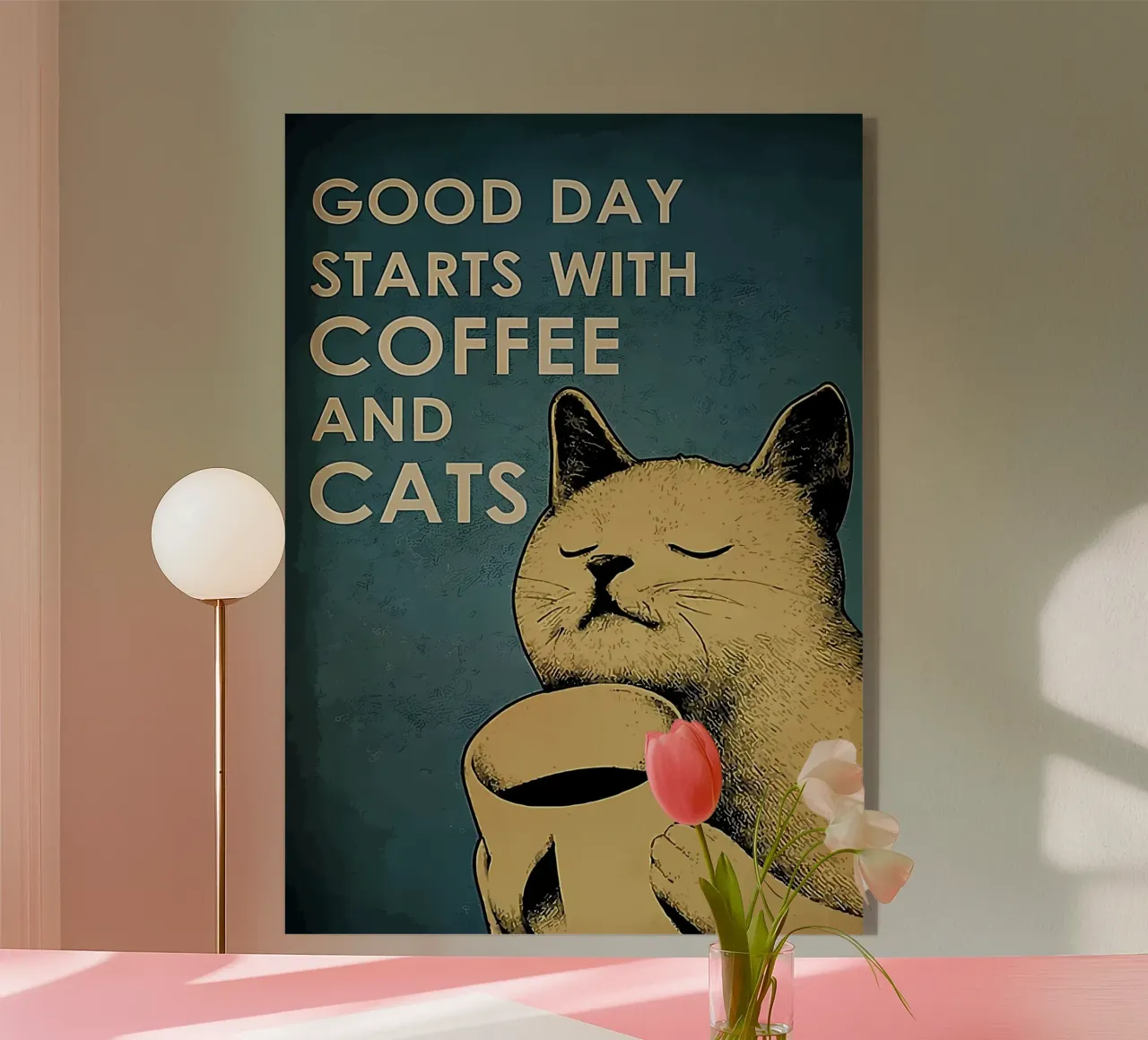 Caffè e gatti plexiglass da Bartosz Powalka