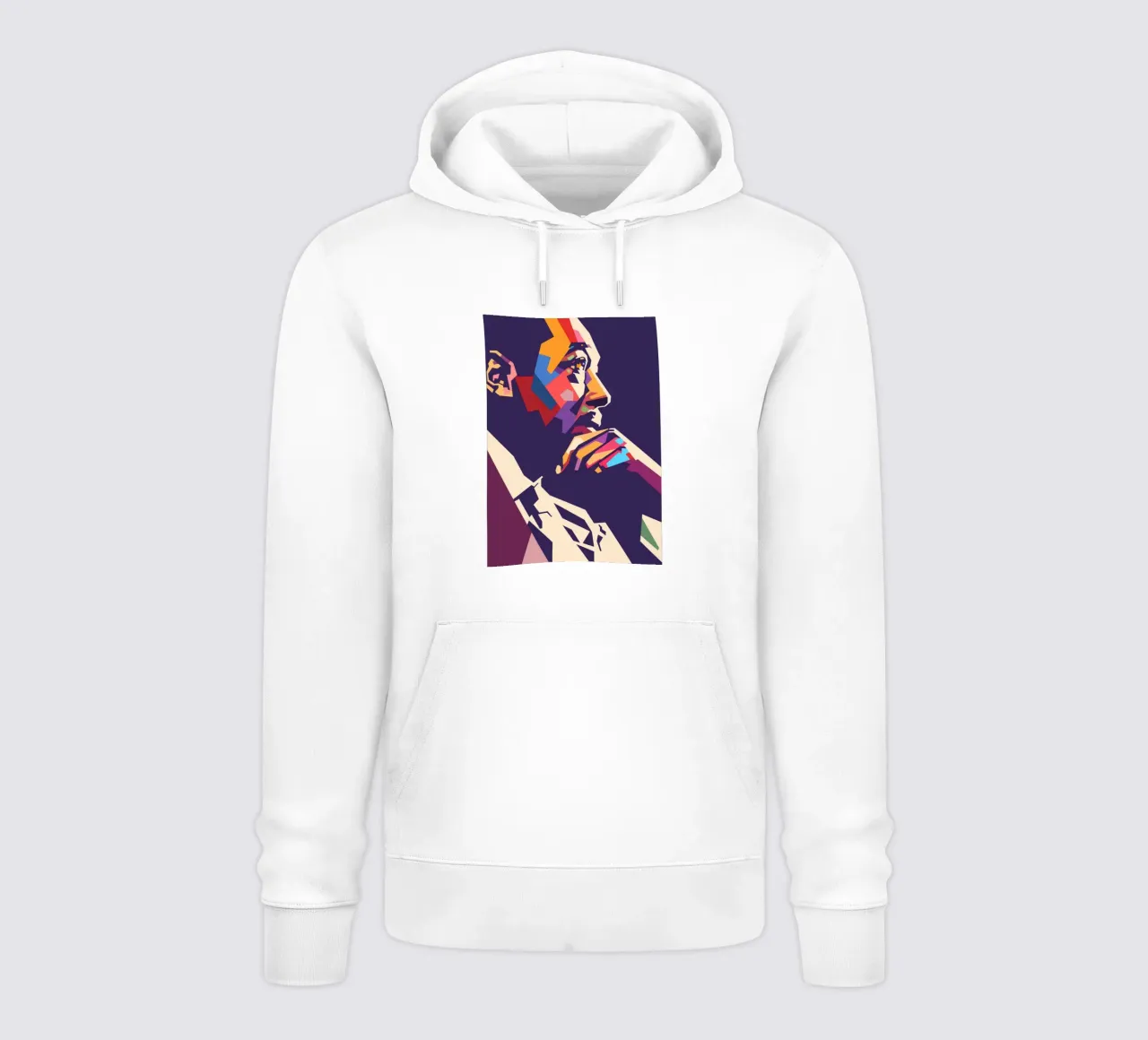 Ritratto pop art di Duke Ellington felpa con cappuccio da Hantamrata