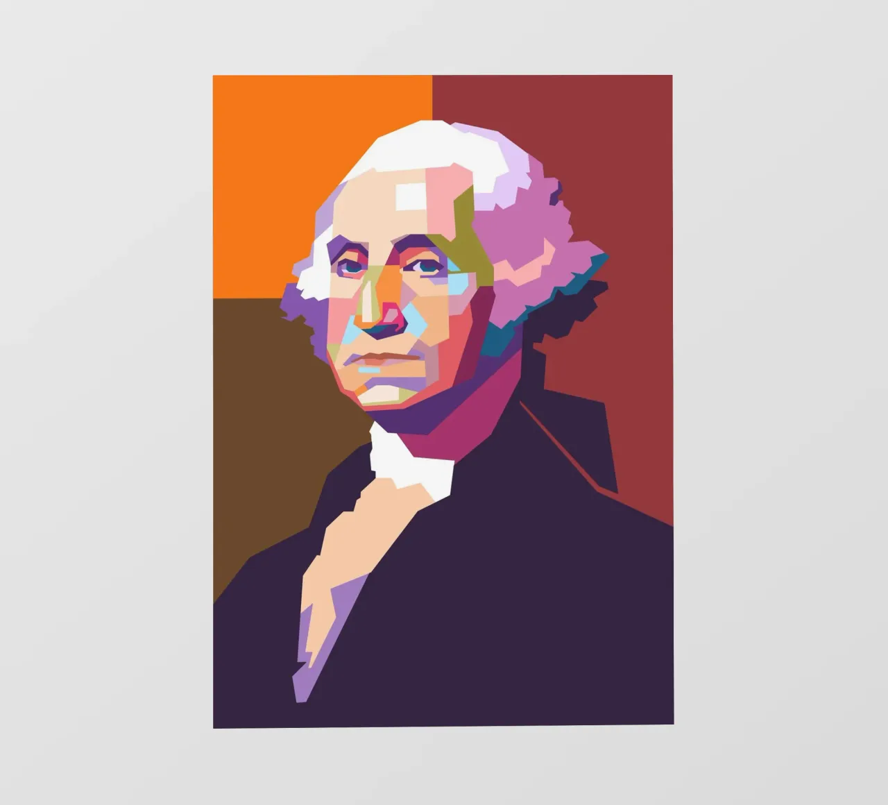 George Washington art pellicola backlit da Hantamrata