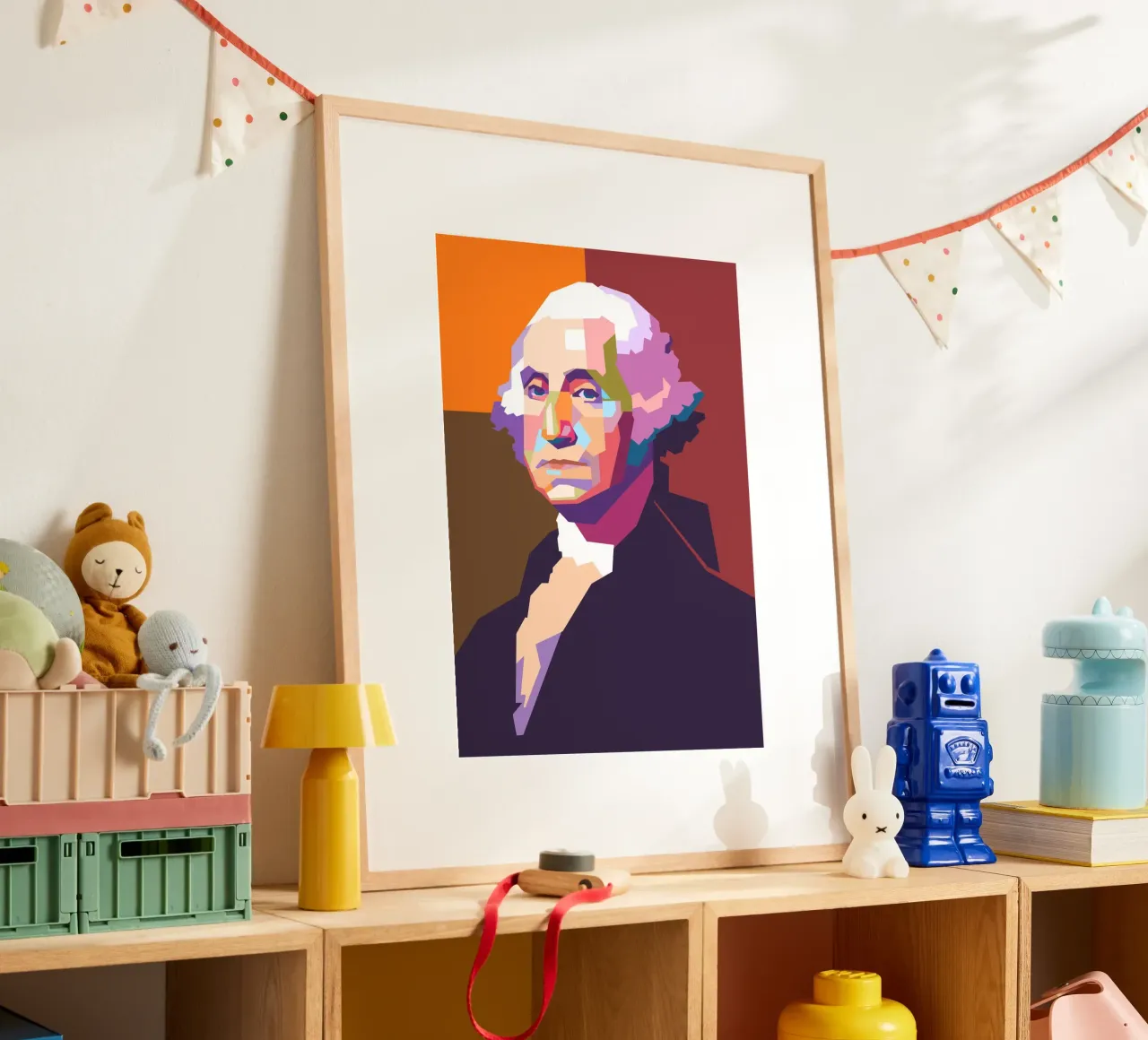 George Washington art carta hahnemühle da Hantamrata