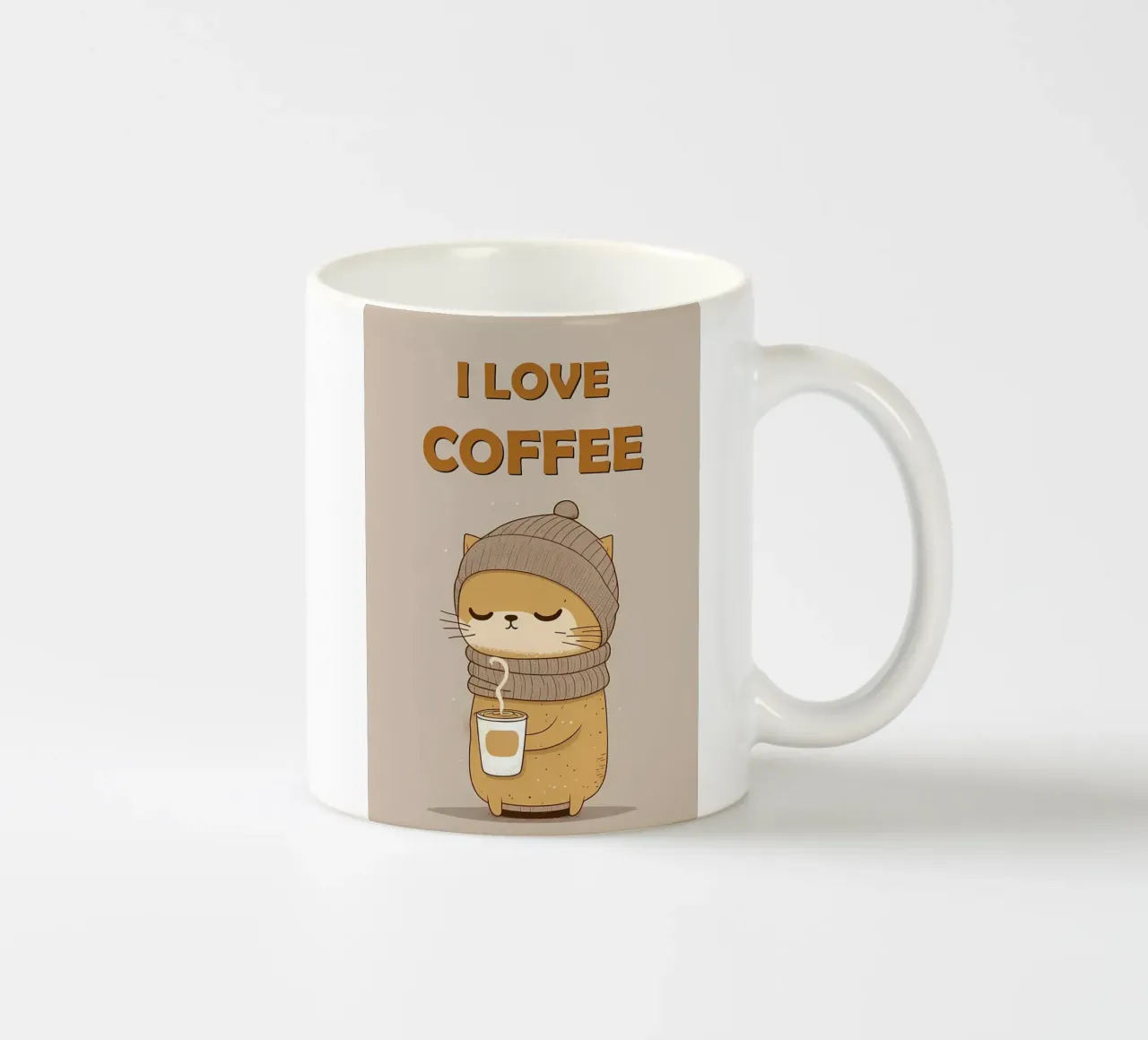 Amo il caffè tazza in ceramica da Bartosz Powalka