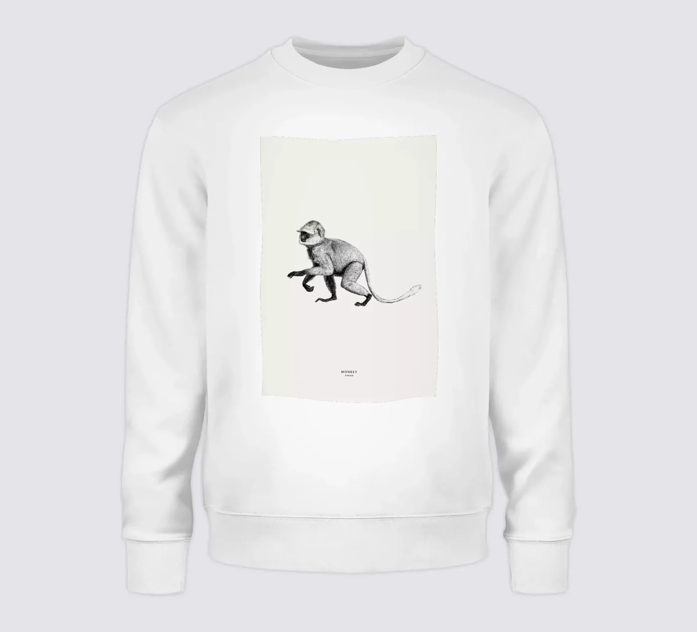Monkey sweatshirt by Flora & Fauna