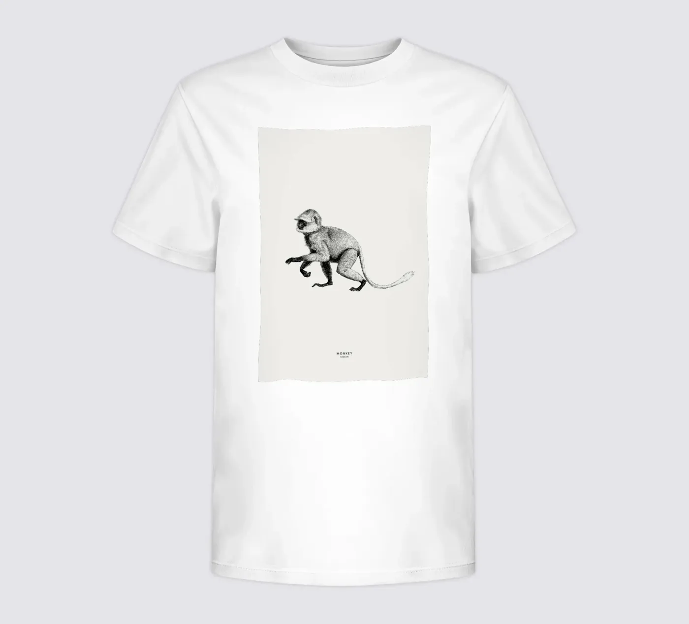 Monkey kinder t-shirt van Flora & Fauna