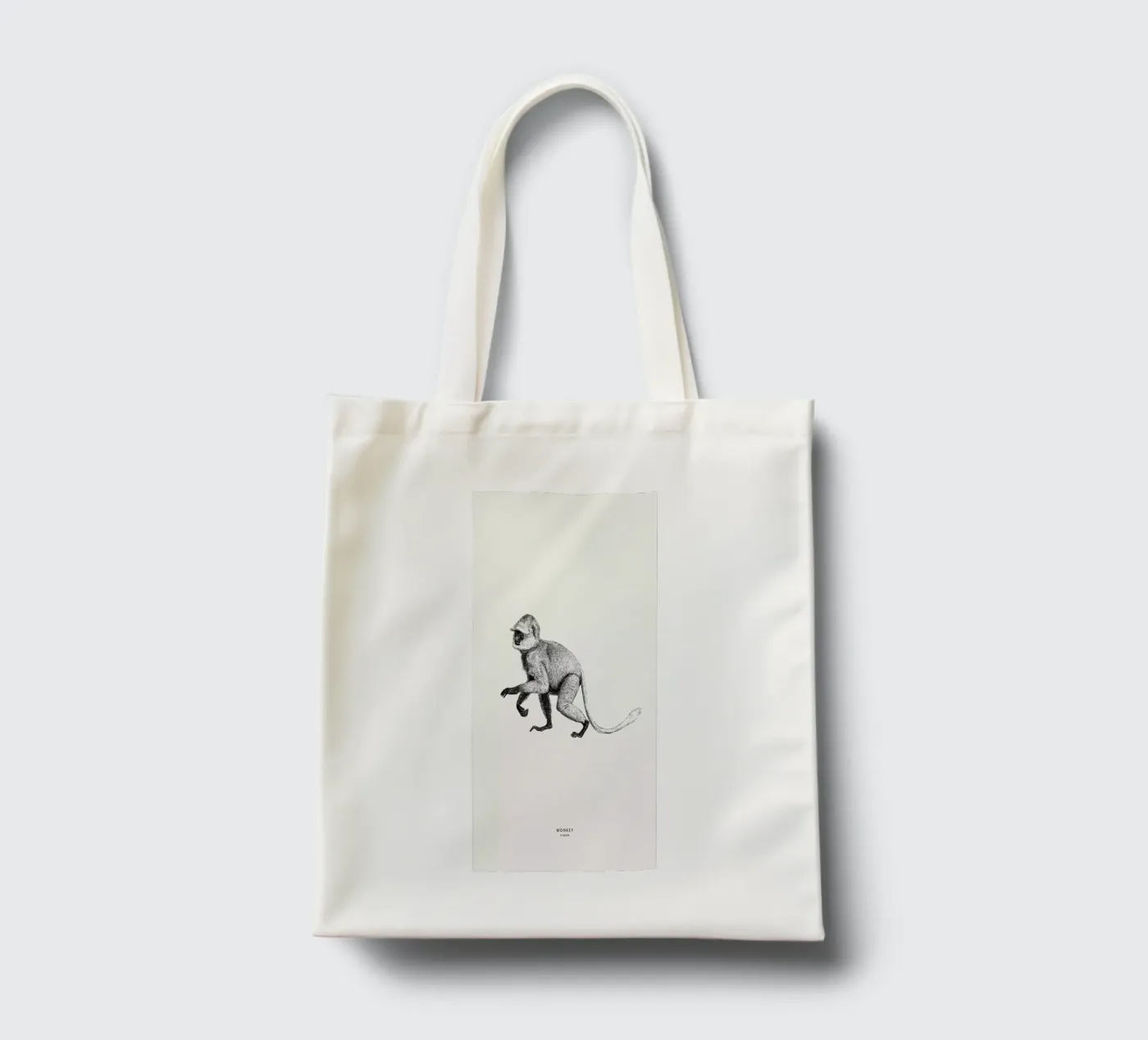 Monkey tote bag by Flora & Fauna