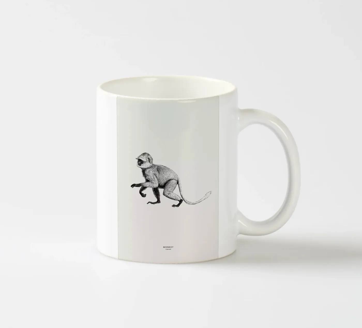 Monkey Keramik Tasse von Flora & Fauna