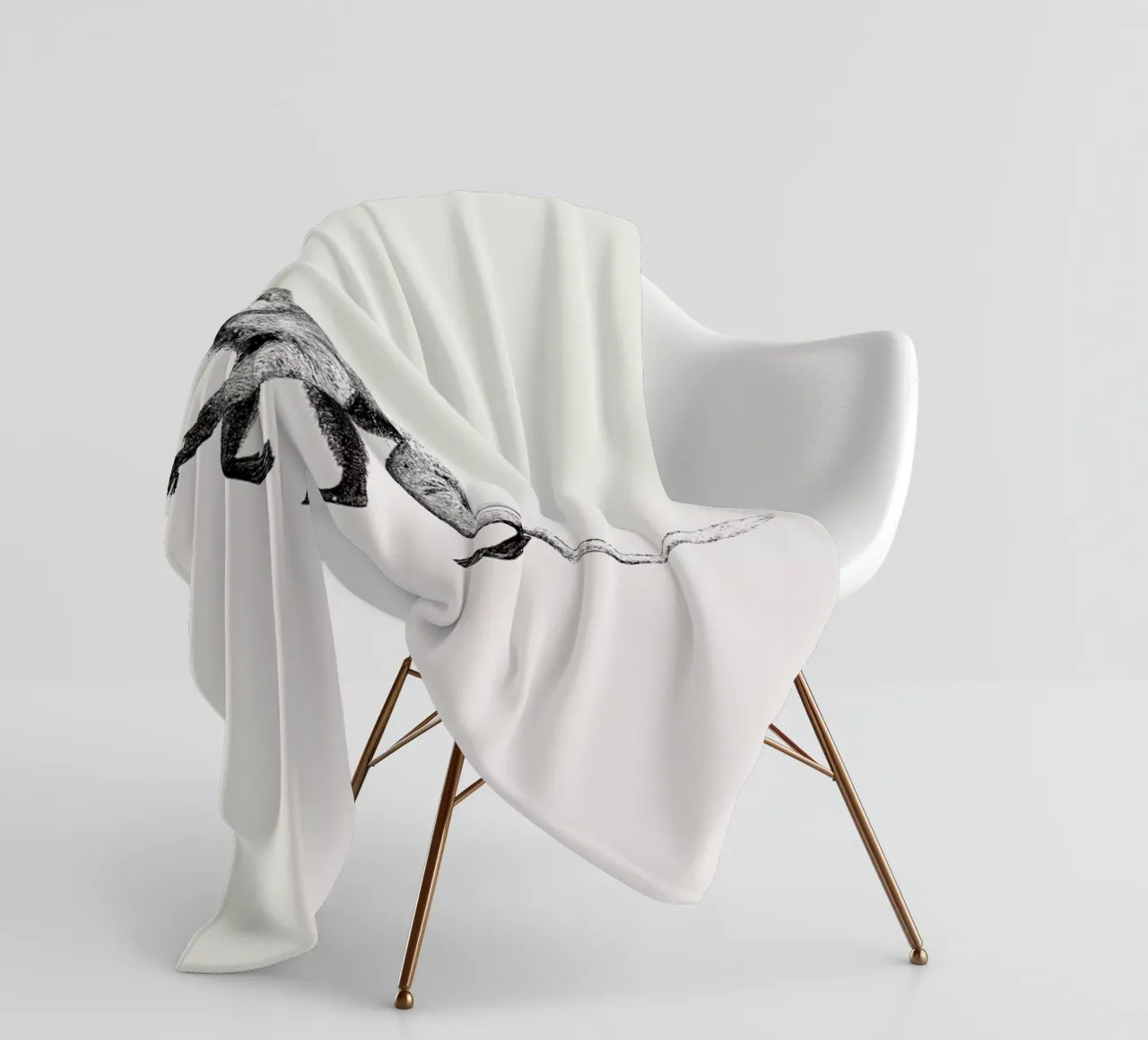 Monkey Fleecedecke von Flora & Fauna