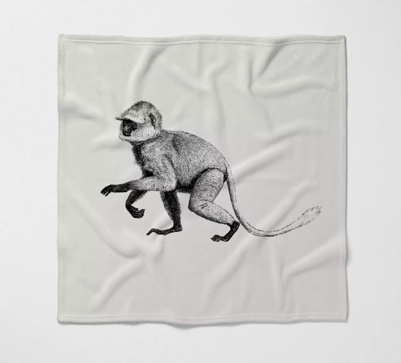 Monkey Fleecedecke von Flora & Fauna