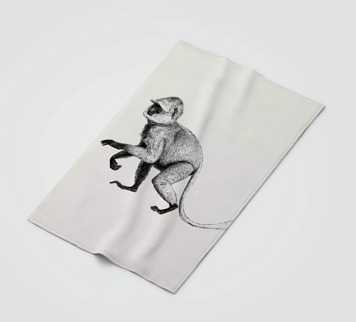 Monkey plaid polaire de Flora & Fauna