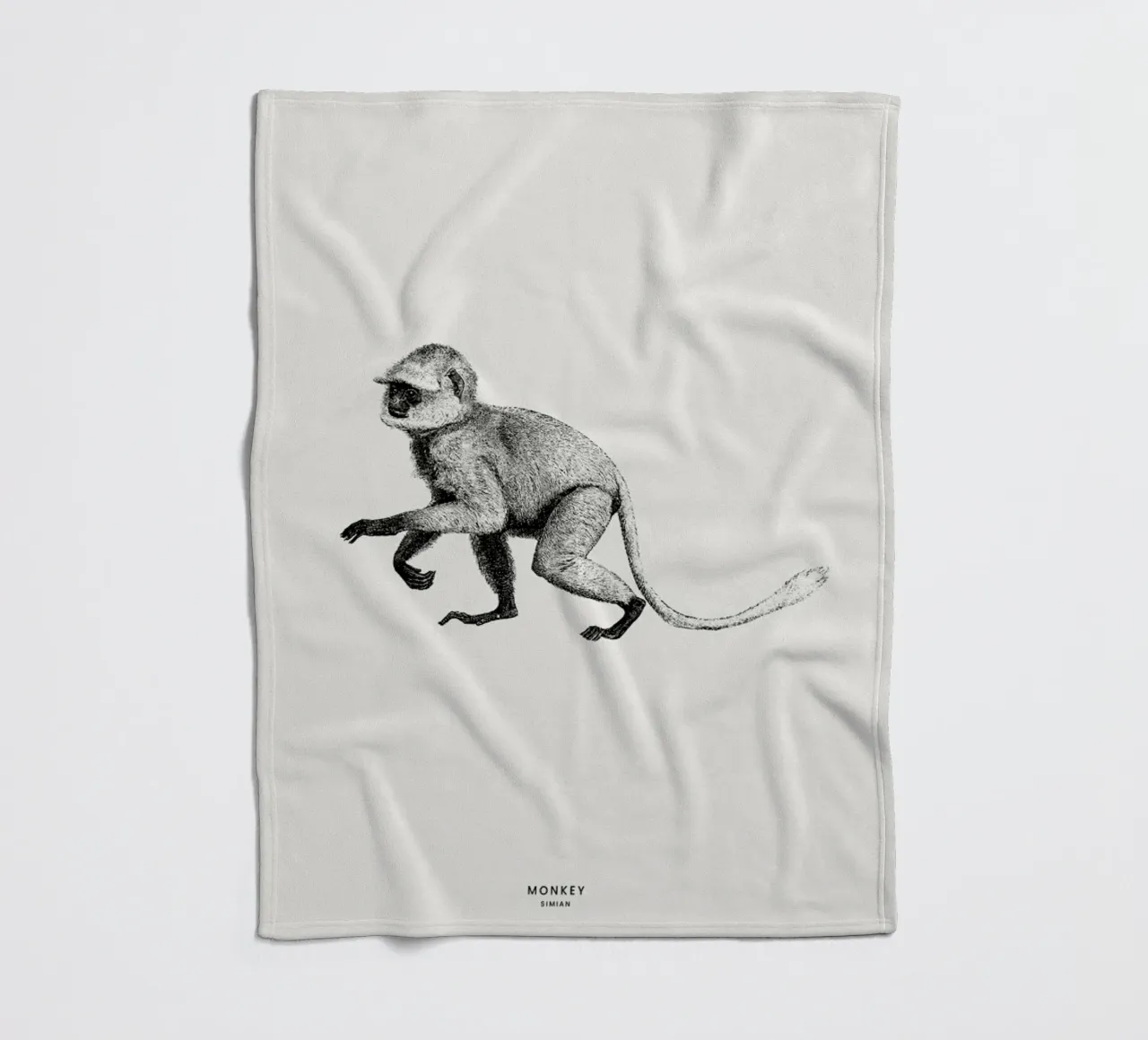 Monkey Fleecedecke von Flora & Fauna