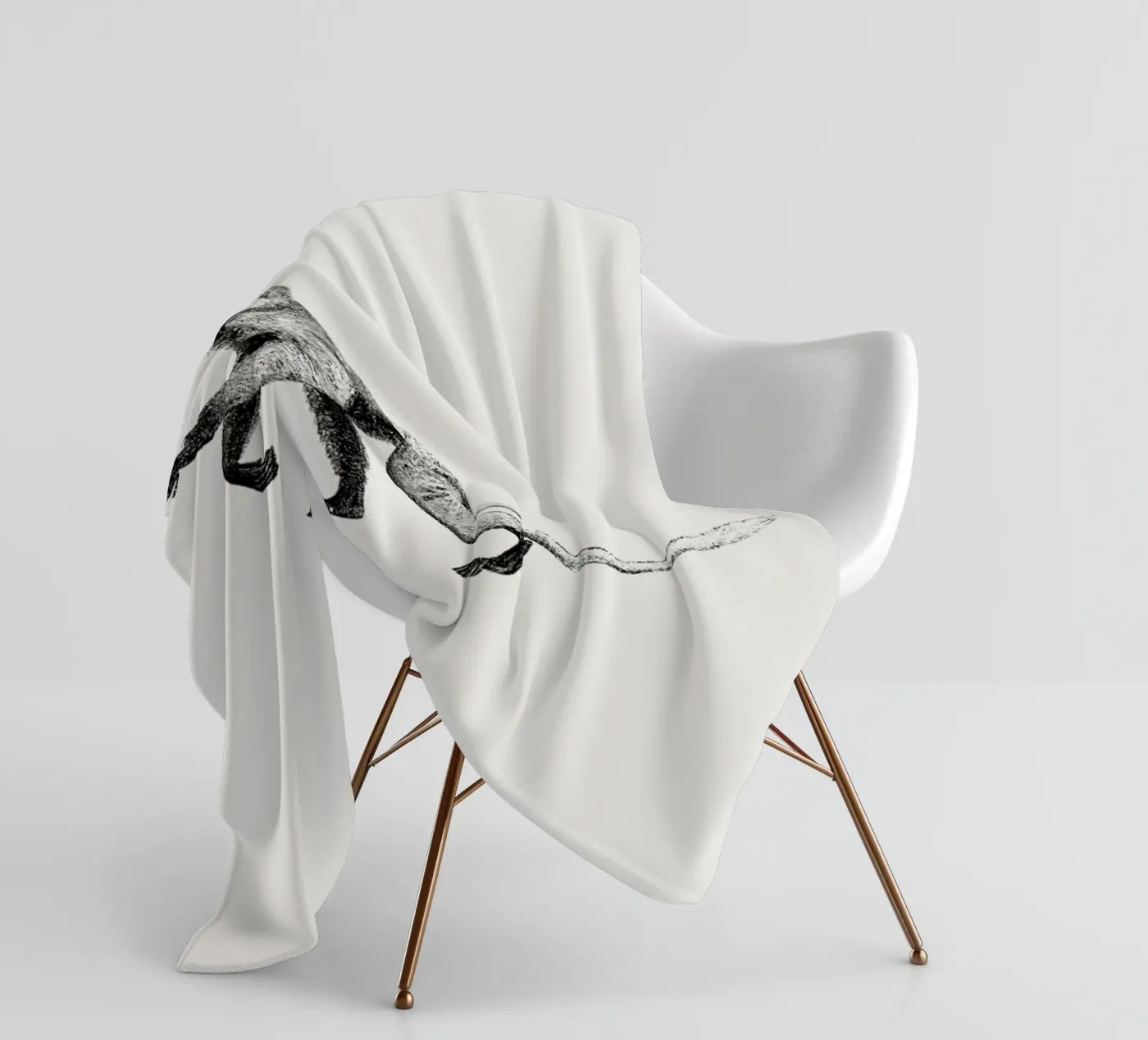 Monkey coperta in pile da Flora & Fauna