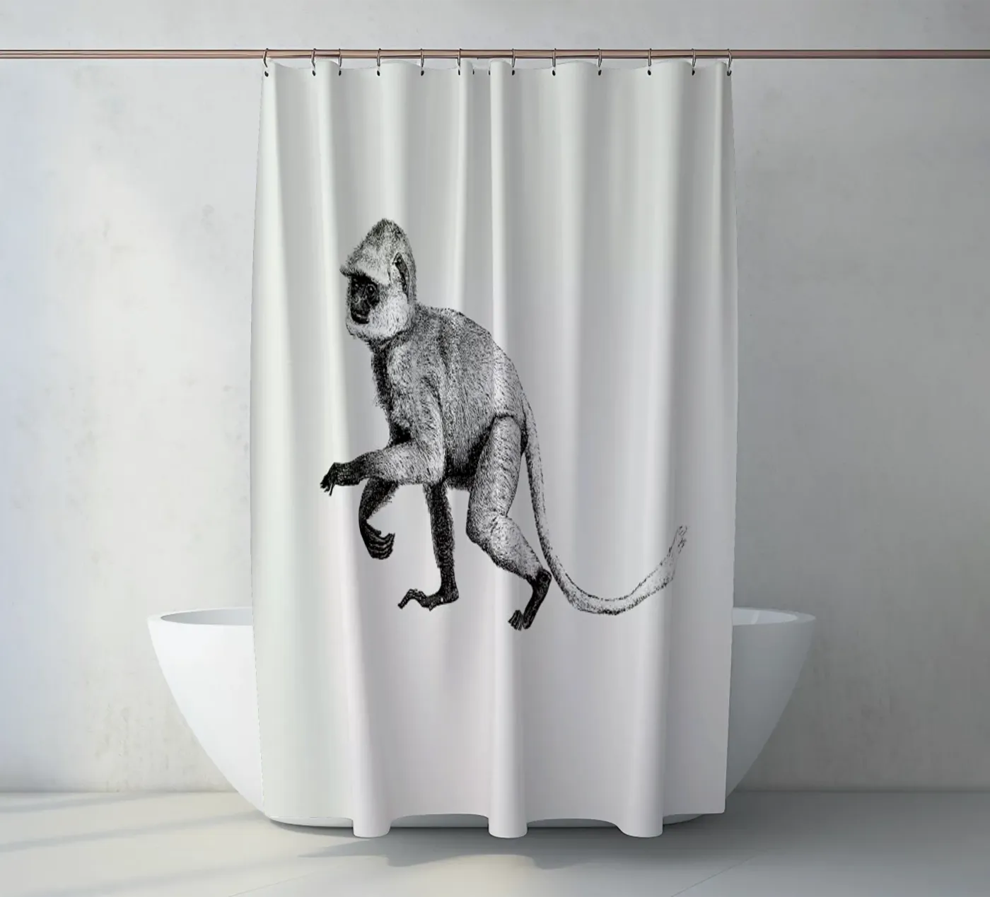 Monkey Duschvorhang von Flora & Fauna