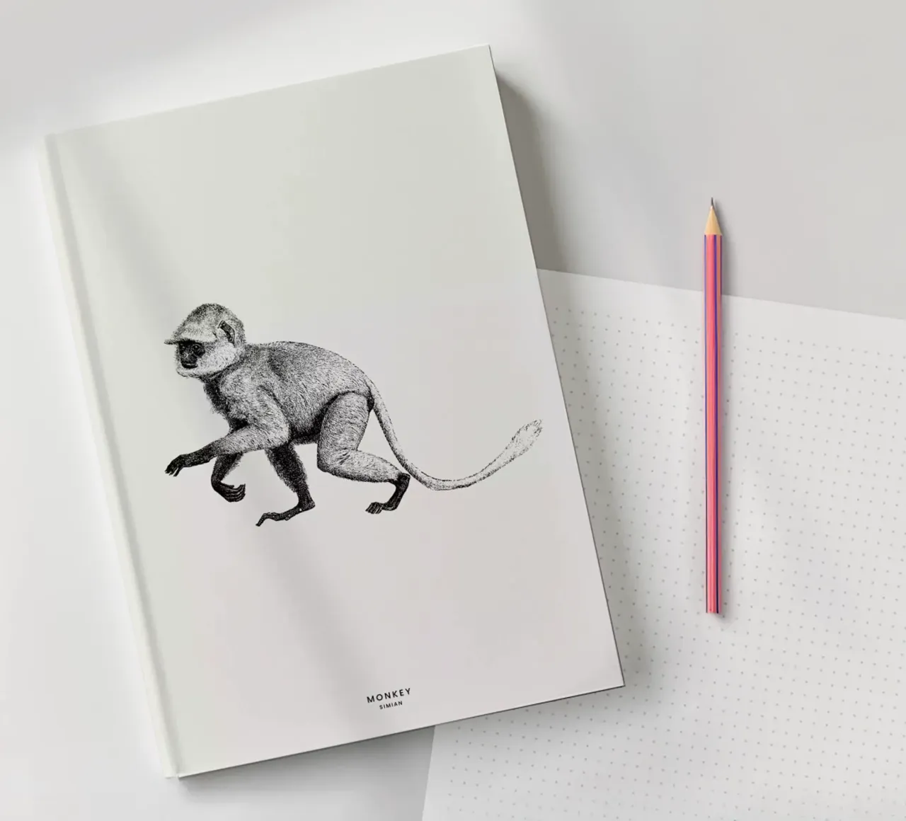 Monkey notebook by Flora & Fauna