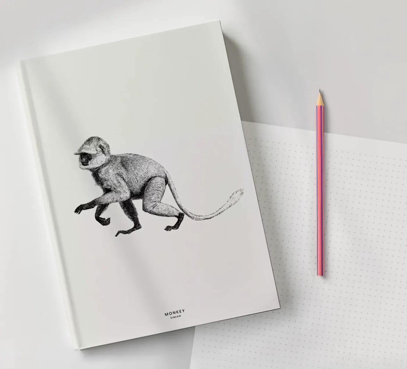 Monkey notebook by Flora & Fauna