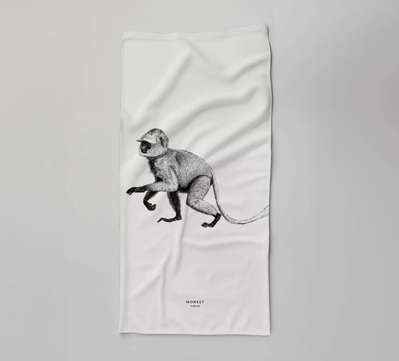 Monkey asciugamano da bagno da Flora & Fauna