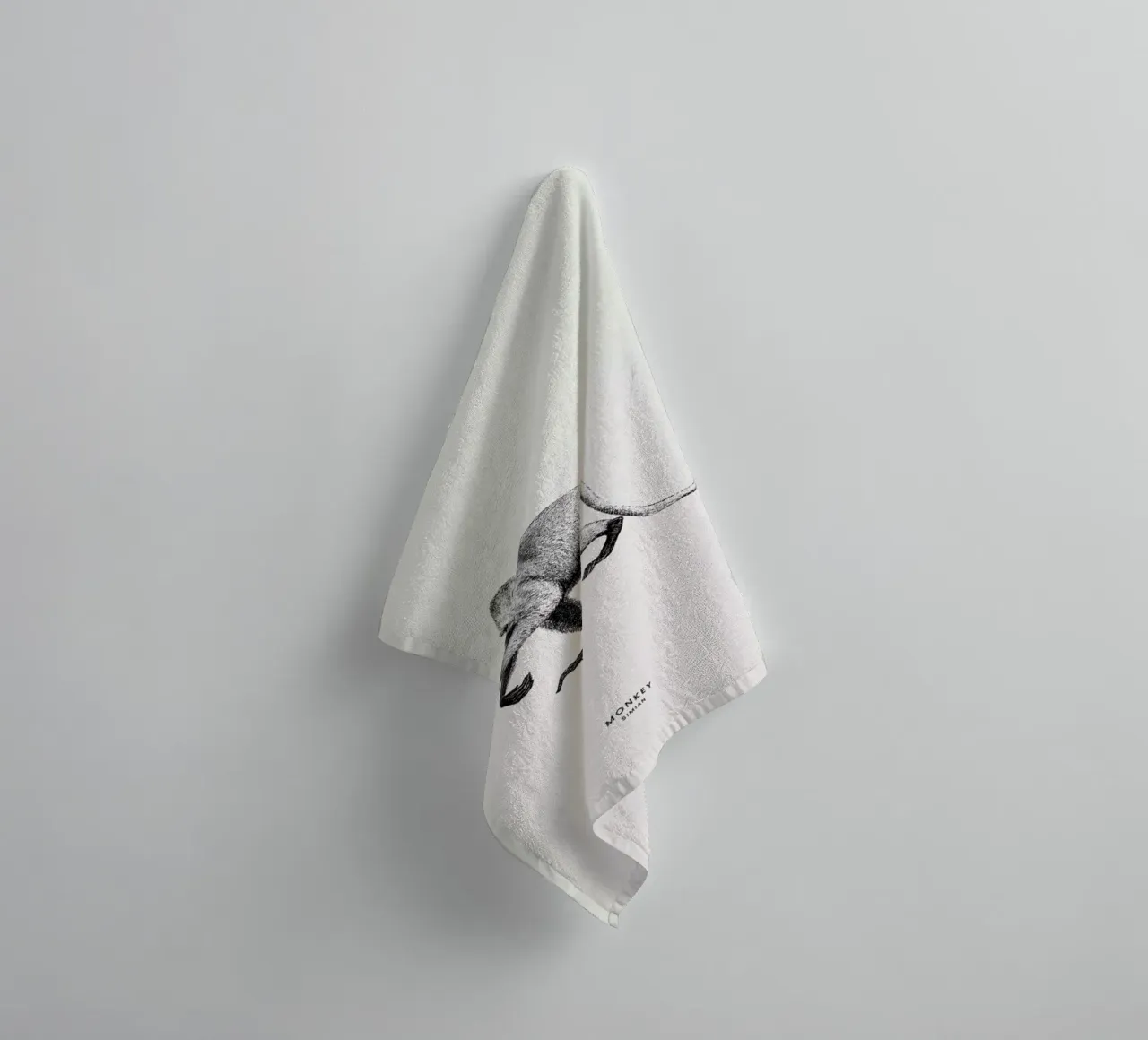 Monkey towel by Flora & Fauna