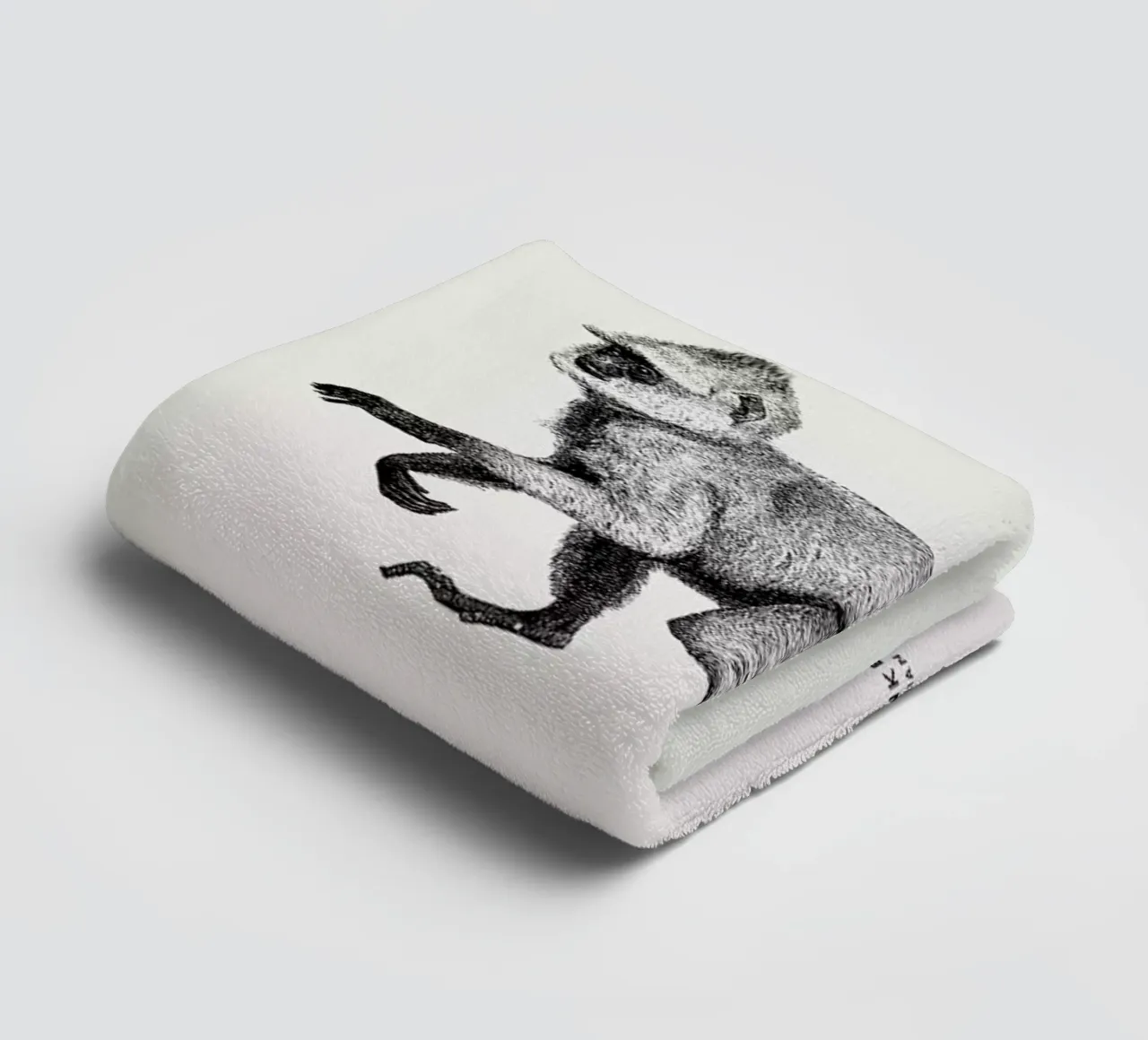 Monkey towel by Flora & Fauna