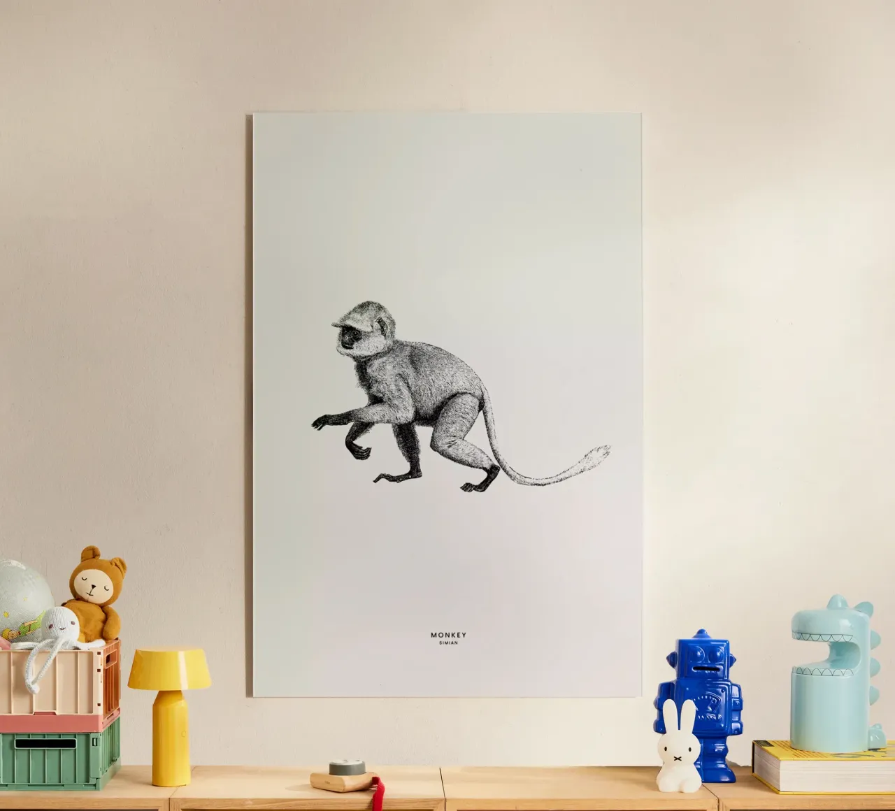 Monkey plexiglas de Flora & Fauna