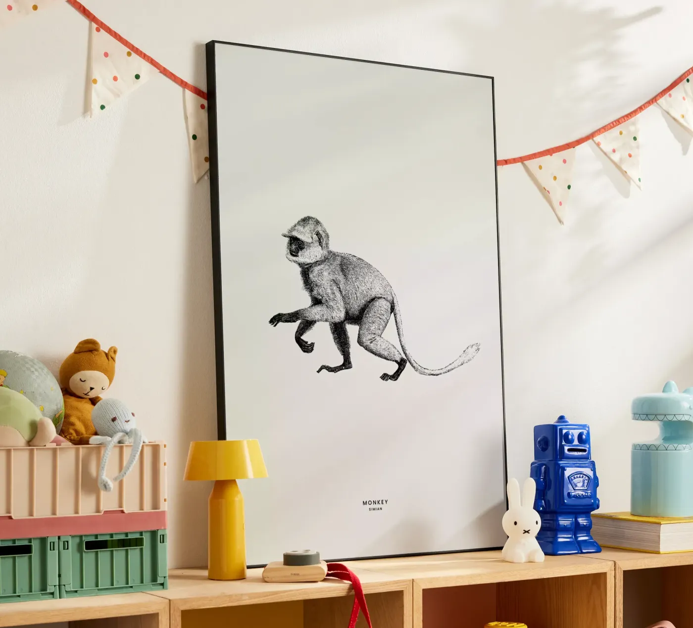Monkey forex plate by Flora & Fauna