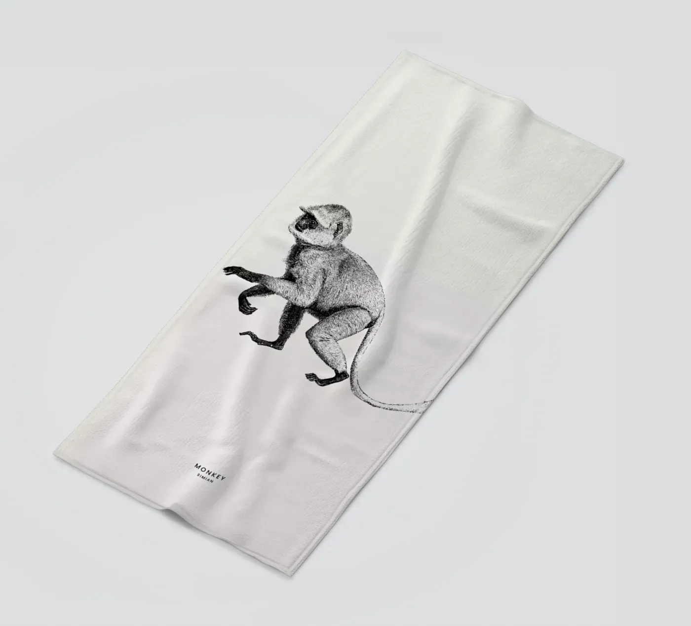 Monkey Strandtuch von Flora & Fauna