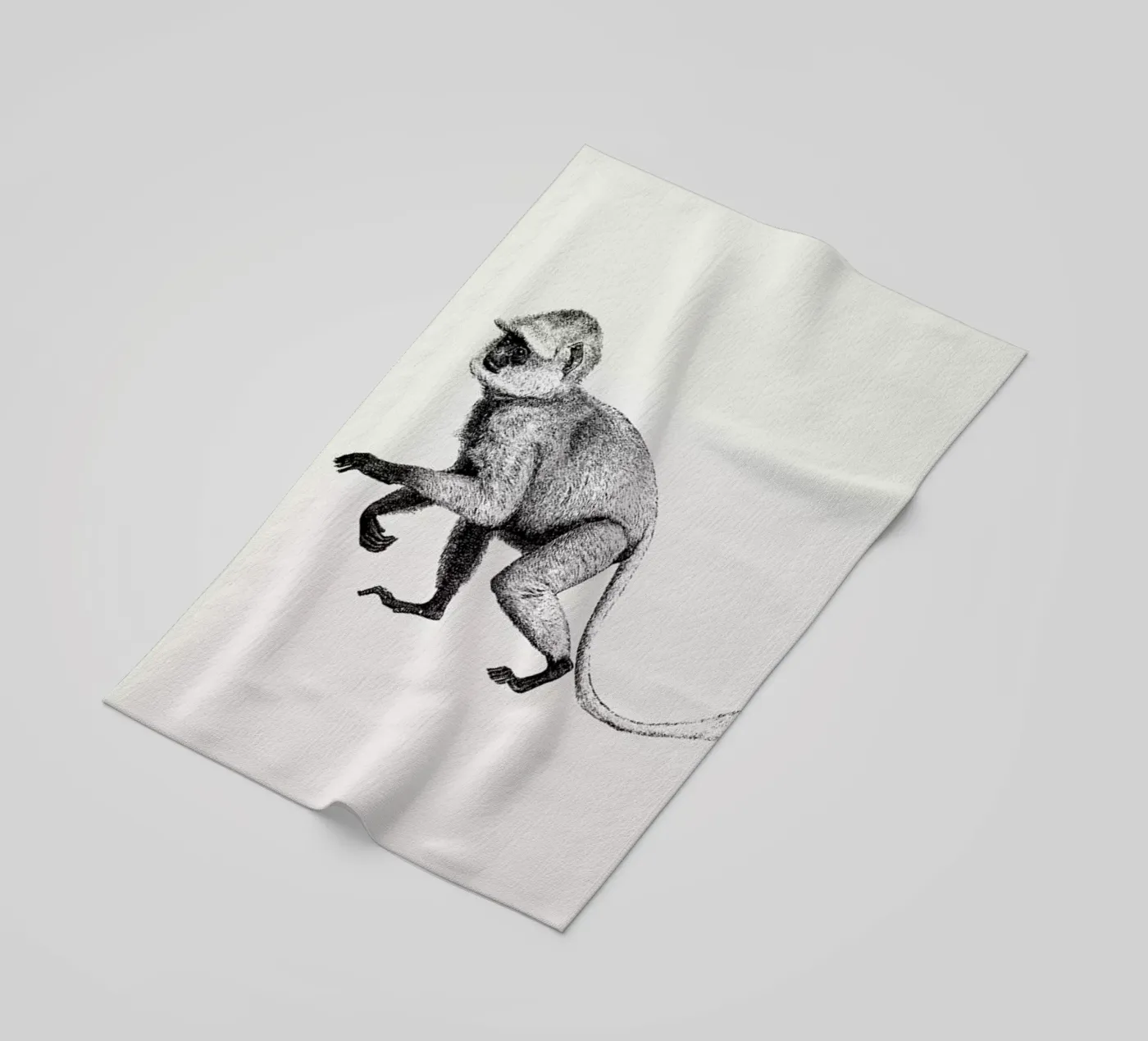 Monkey serviette de plage de Flora & Fauna