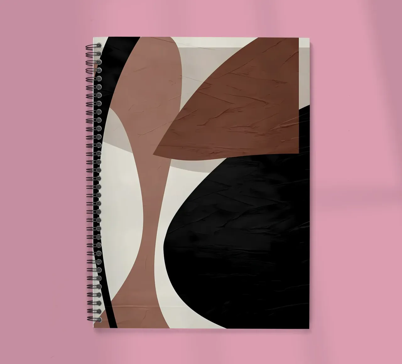 ORGANIC ABSTRACT 227E spiral notebook by Aiden Garcia