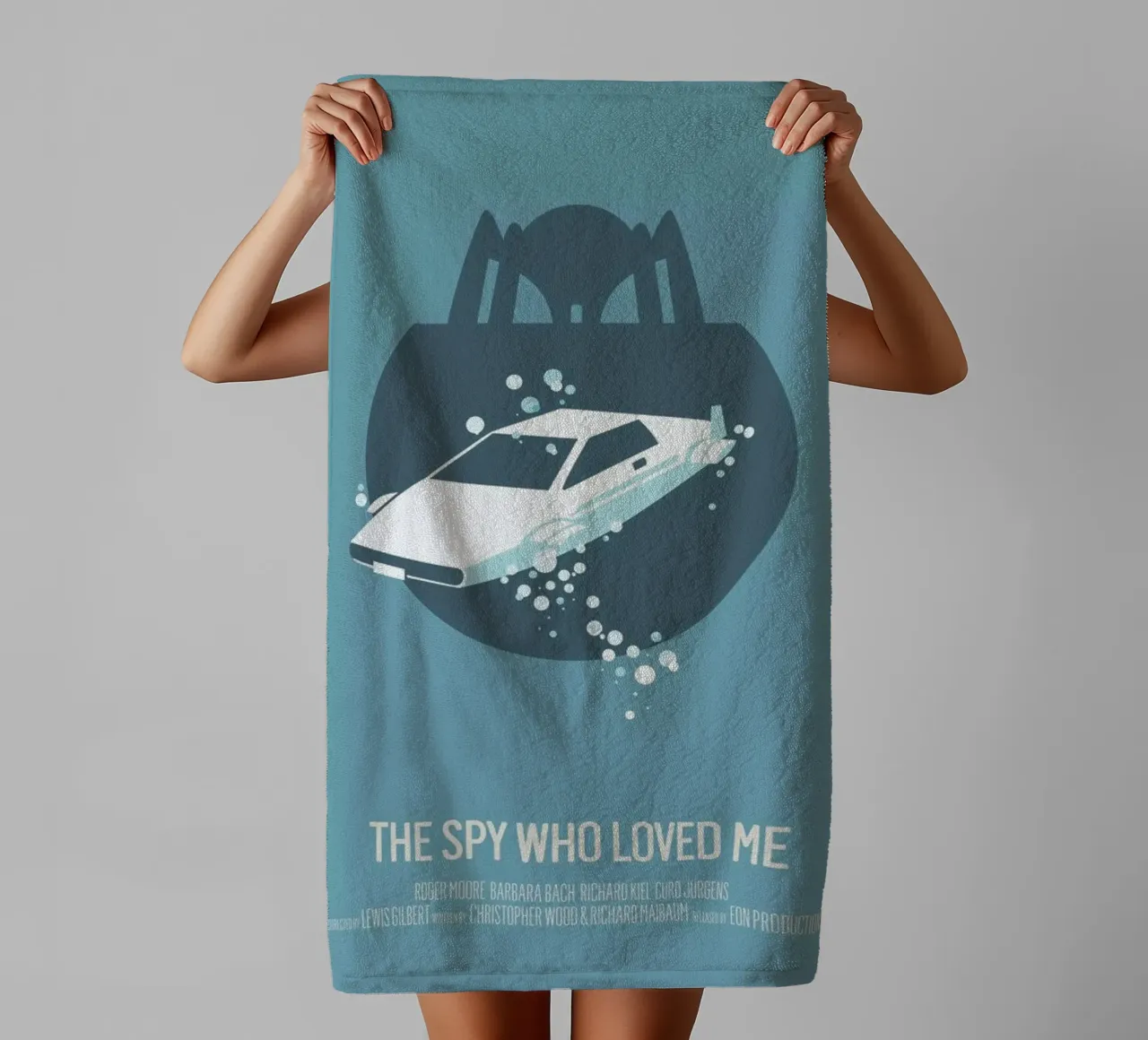 The Spy Who Loved Me Handtuch von Bruno Morphet