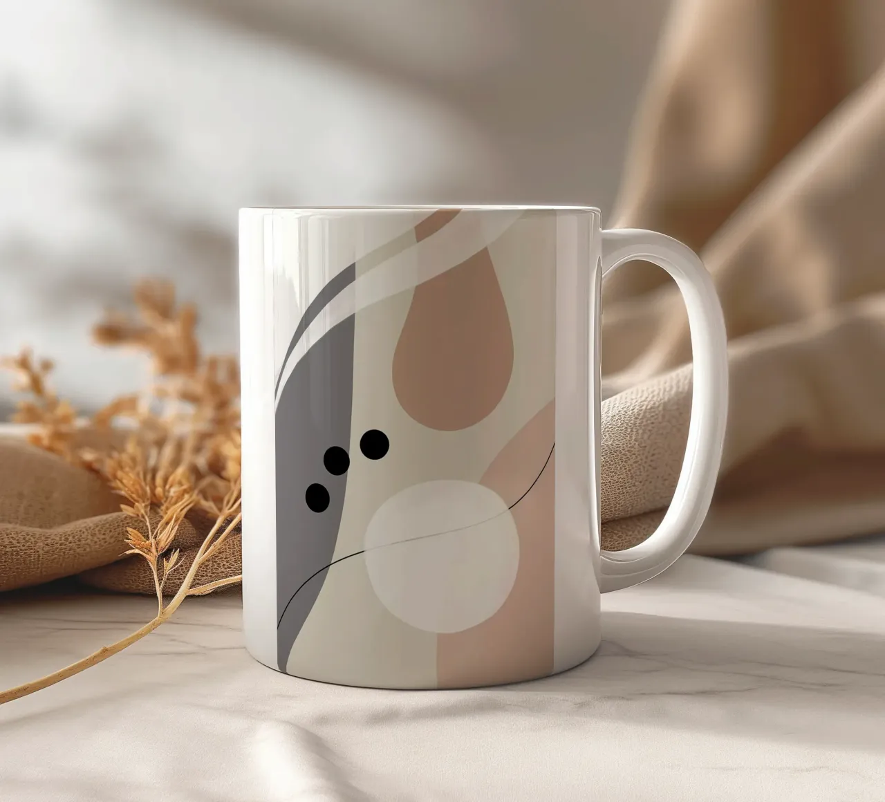 Style Boho no 6 Elégant mug en céramique de Aiden Garcia