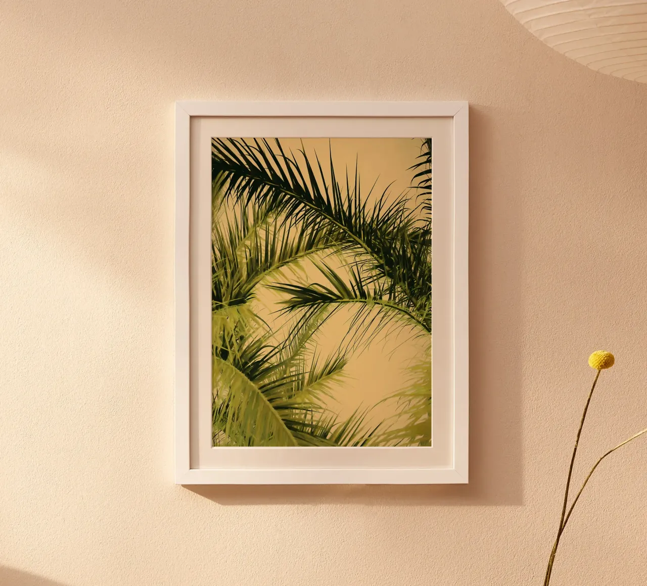 Fogliame tropicale 5 poster con telaio in legno da Matthew Katz