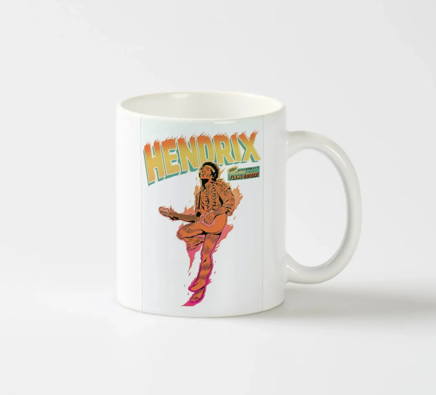 Hendrix ceramic mug by Matheus Lopes Castro