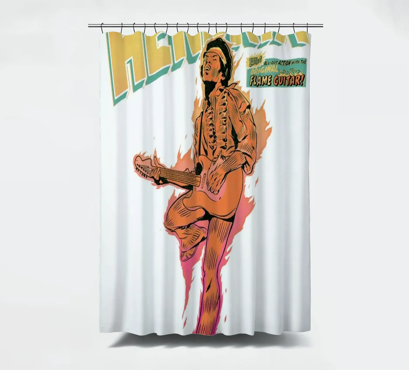 Hendrix Duschvorhang von Matheus Lopes Castro