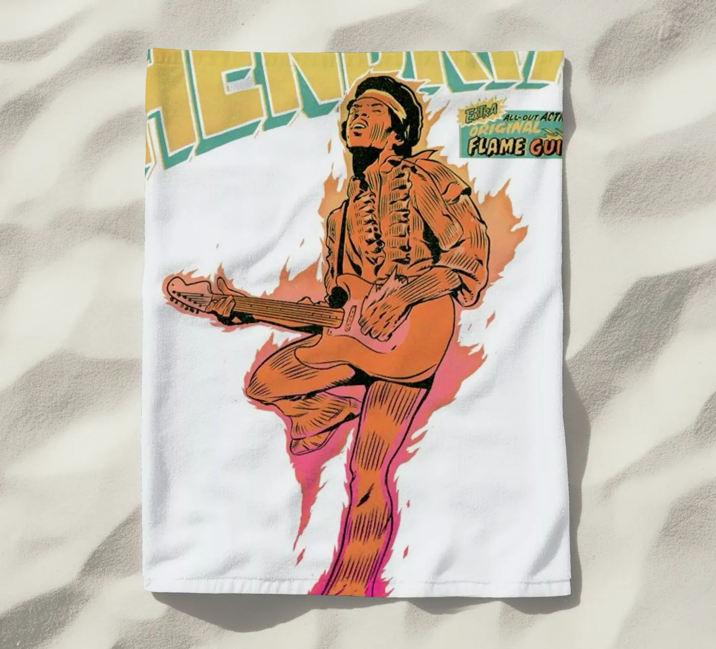 Hendrix strandhanddoek van Matheus Lopes Castro