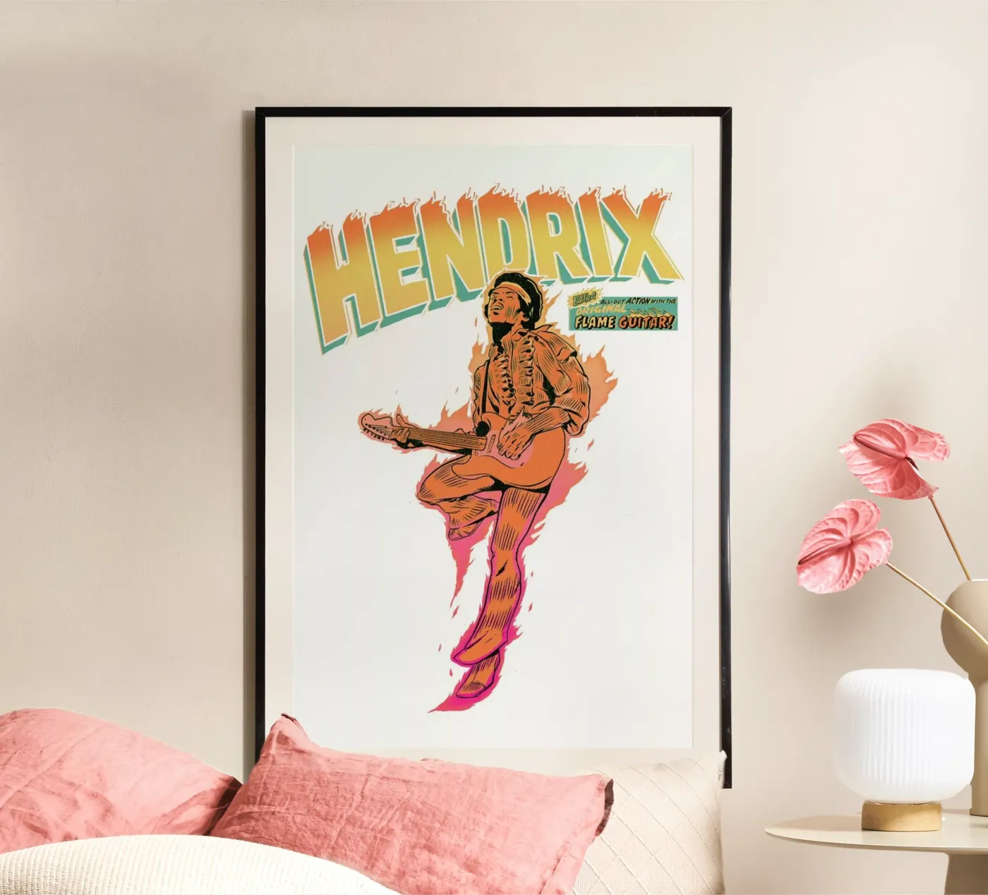 Hendrix poster van Matheus Lopes Castro