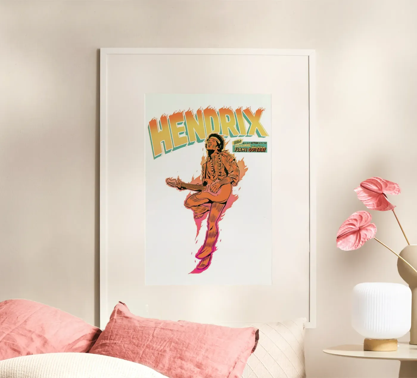 Hendrix poster van Matheus Lopes Castro