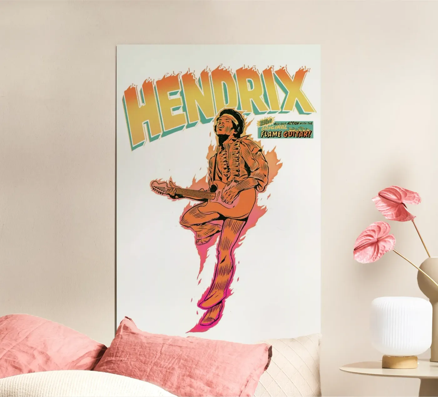 Hendrix poster van Matheus Lopes Castro