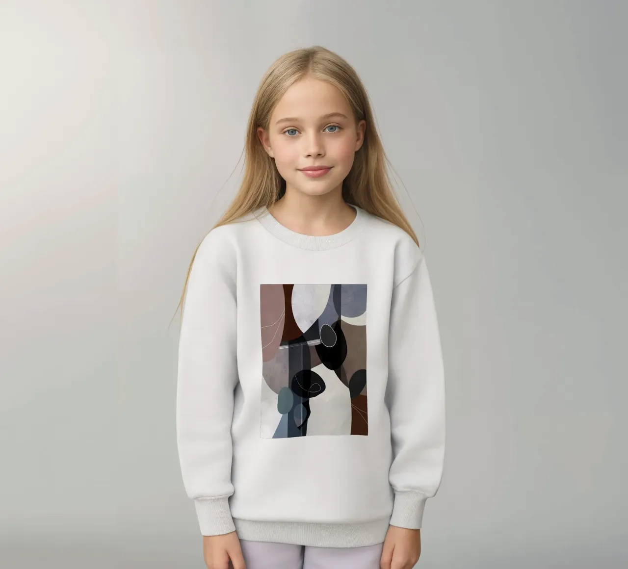 Modern abstrakt 89 Kinder Sweatshirt von Aiden Garcia
