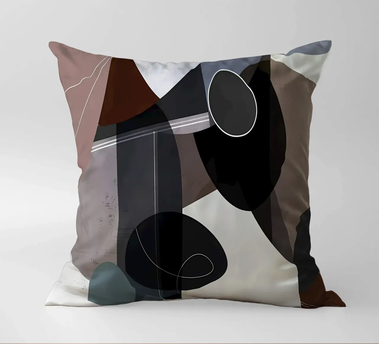 Modern abstract 89 decorative cushion by Aiden Garcia